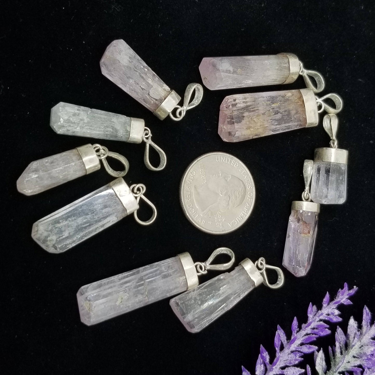 Kunzite Sterling Silver Pendant