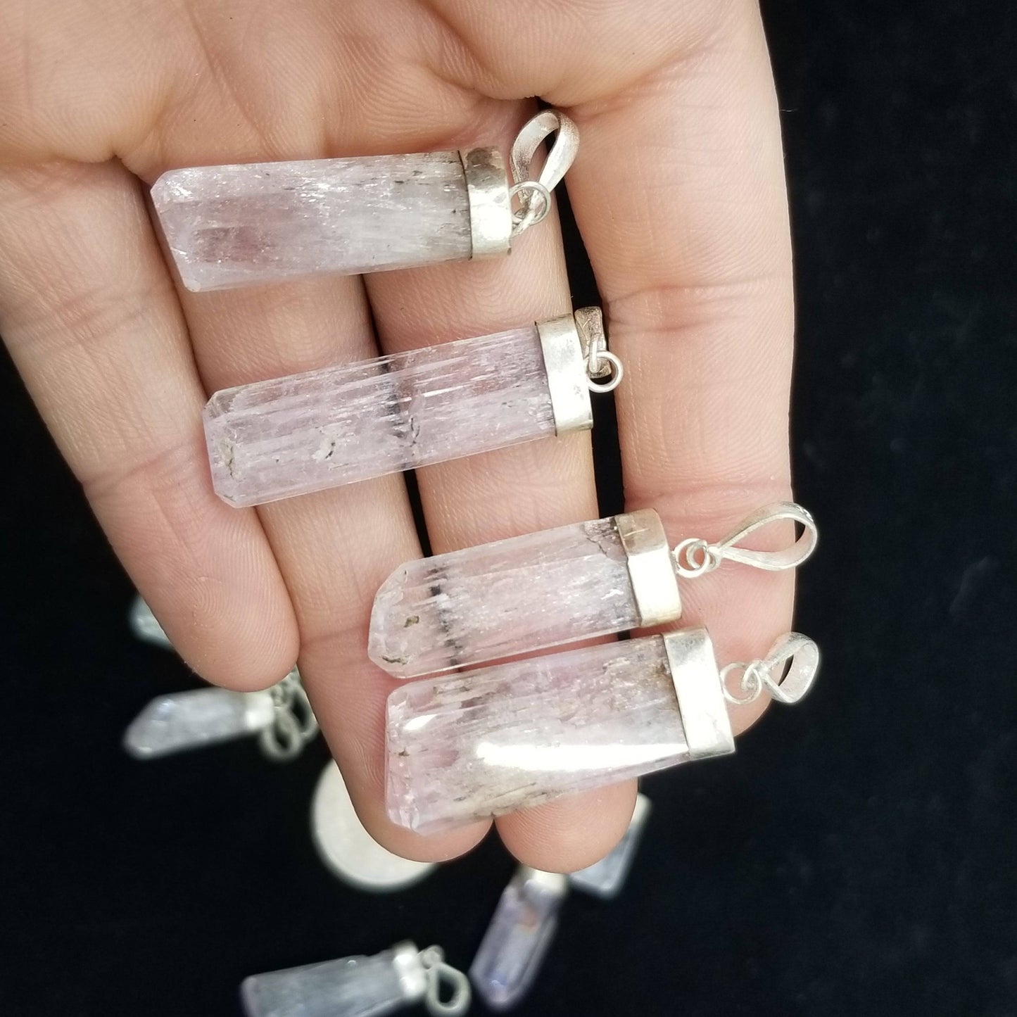 Kunzite Sterling Silver Pendant