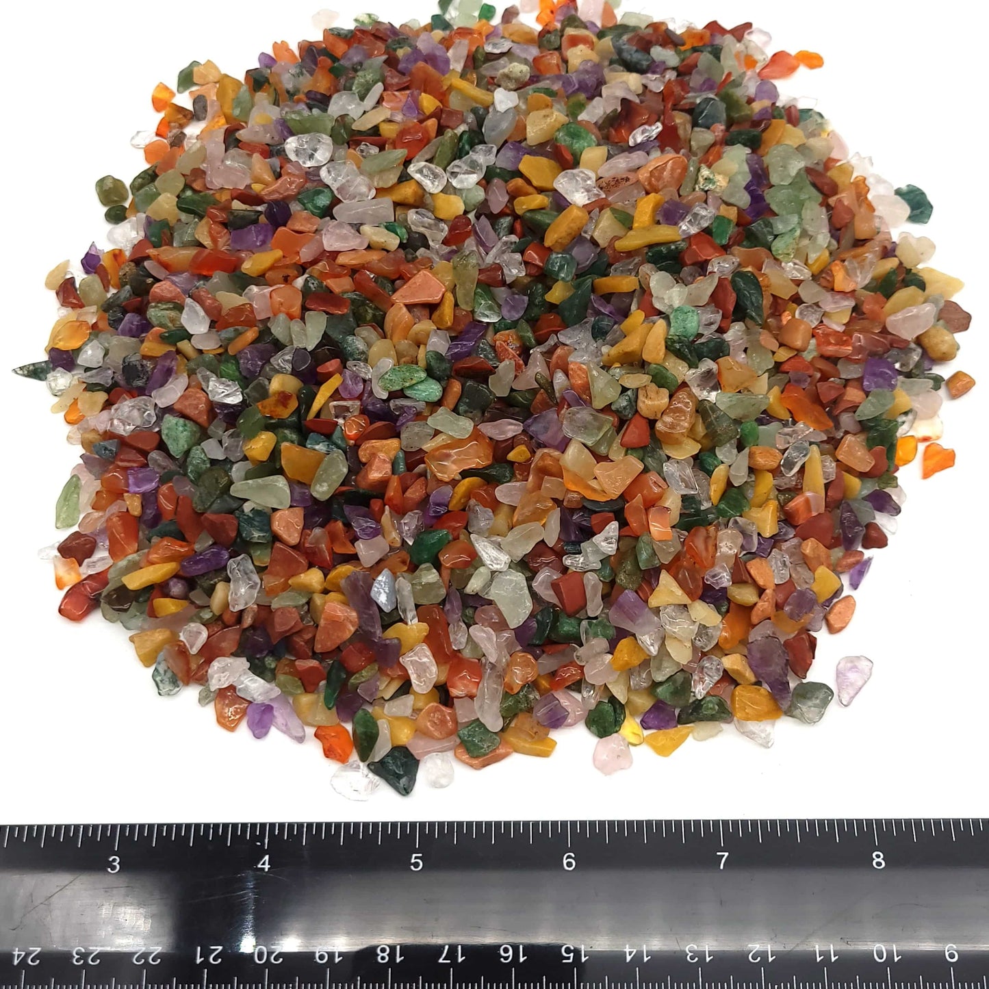 Mixed Stone Tumbled Chips (5-10mm) - 1 LB