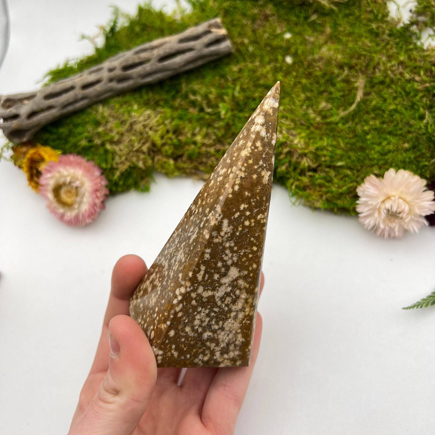 Ocean Jasper Pyramid (Long)