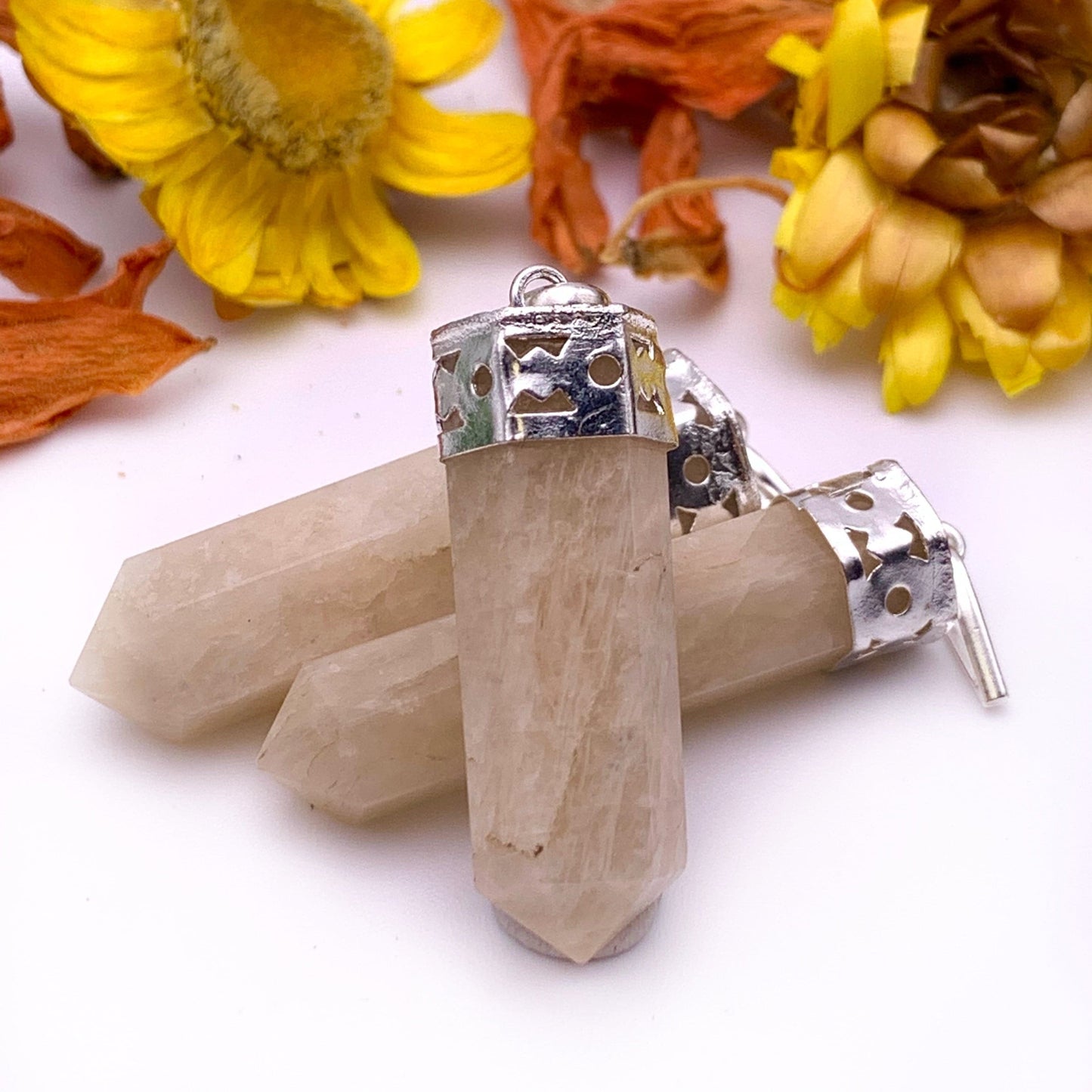 Peach Aventurine Pendant