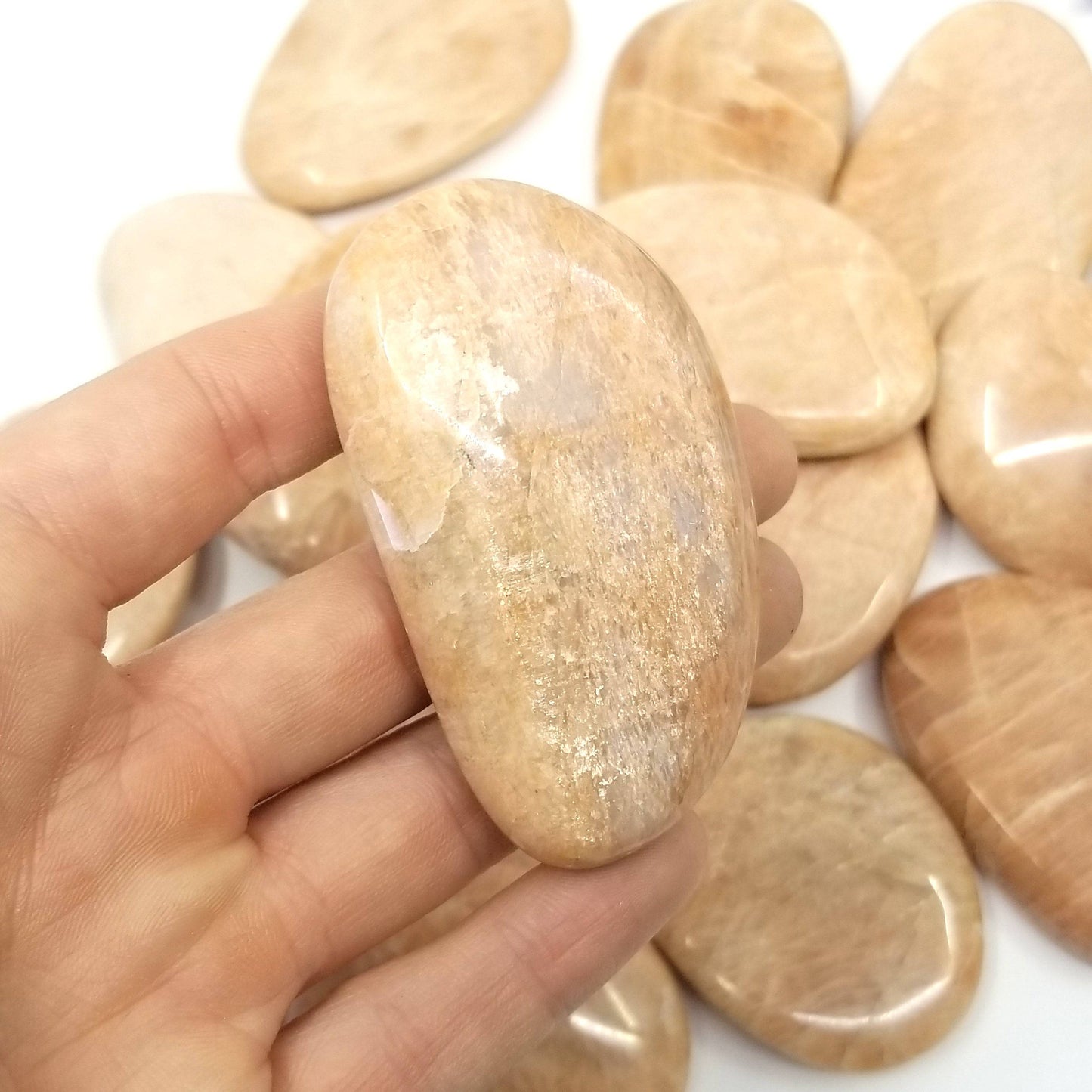 Peach Moonstone Palmstone