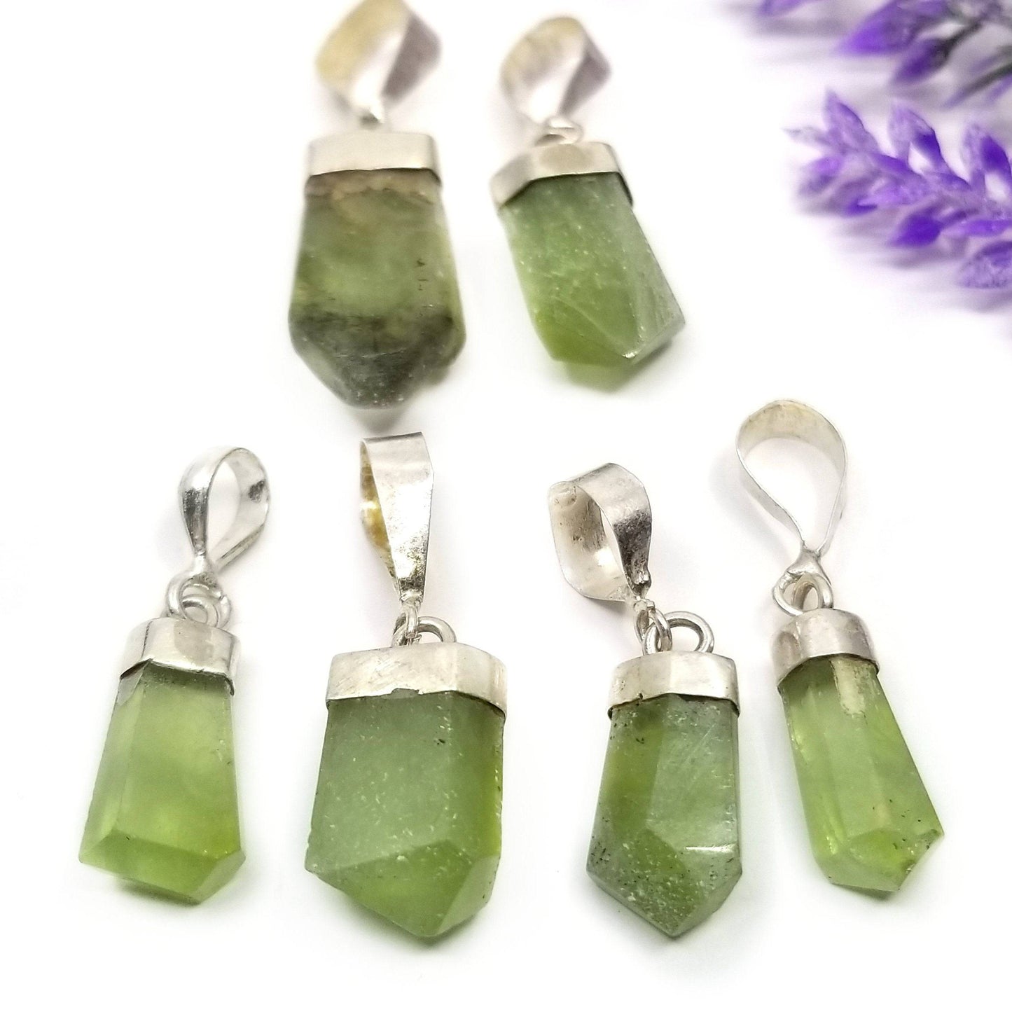 Peridot Sterling Silver Pendant