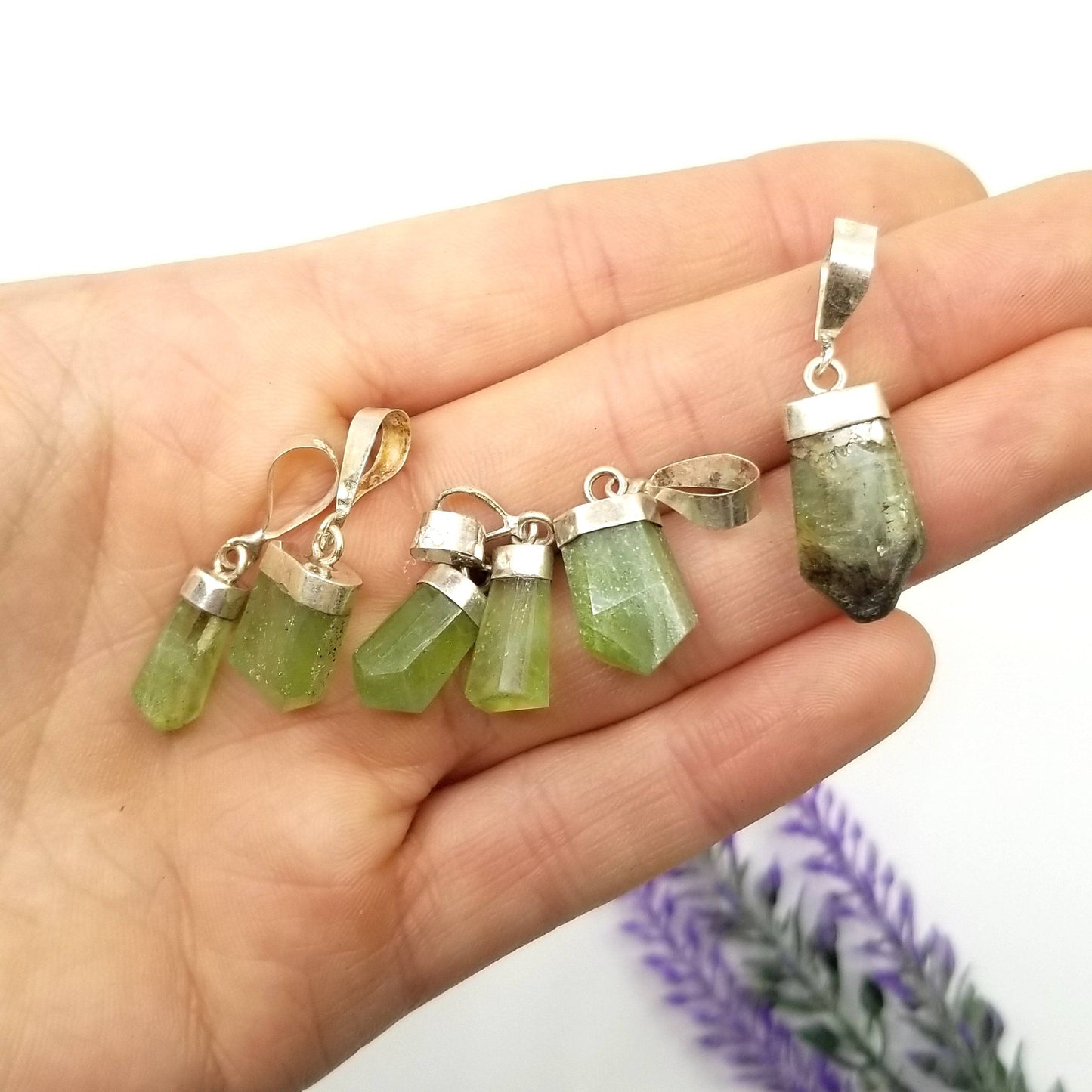 Peridot Sterling Silver Pendant