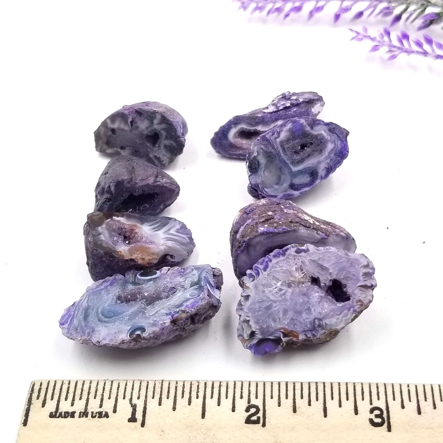 Purple Dyed Oco Geode