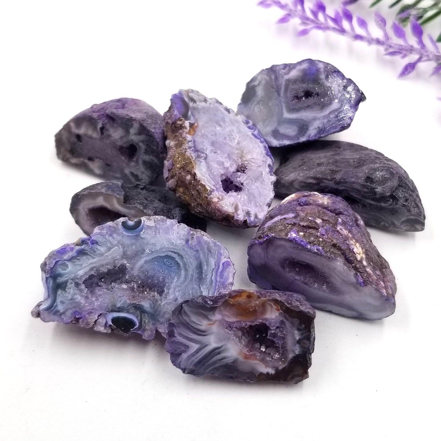 Purple Dyed Oco Geode