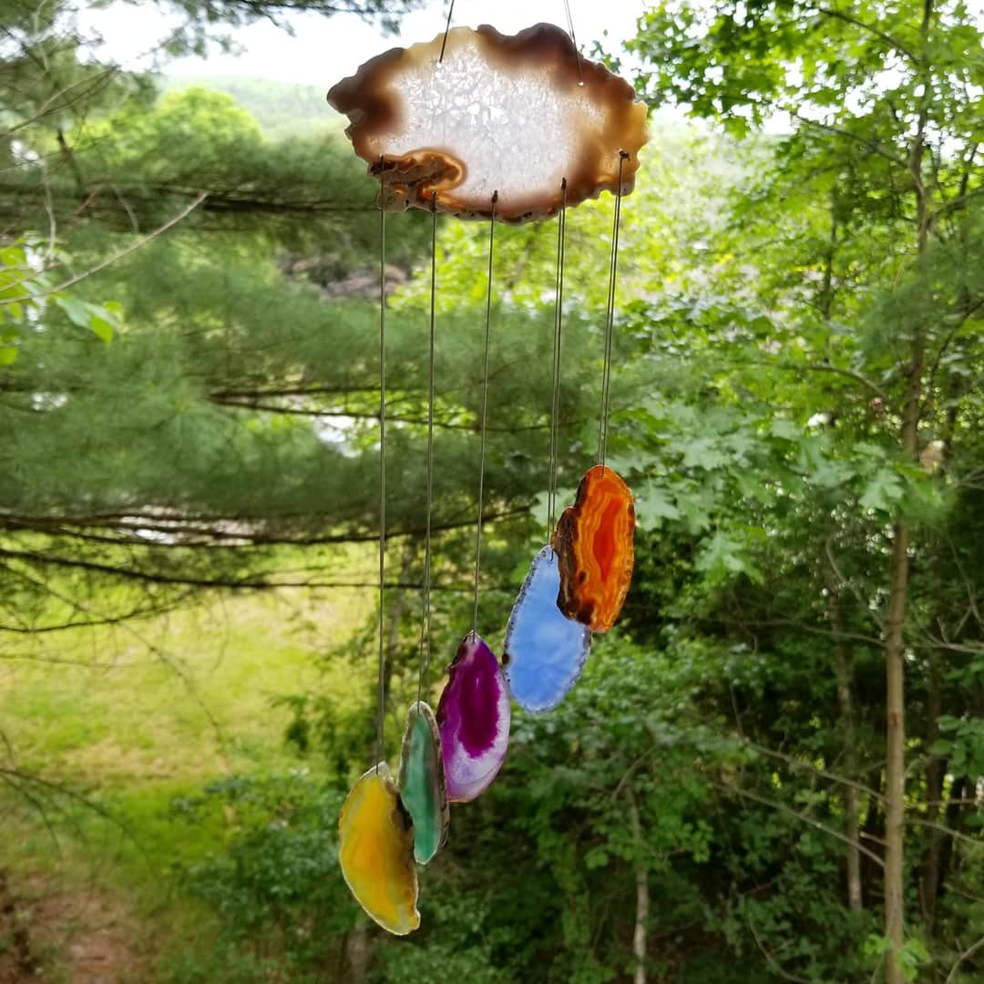 Rainbow Agate Wind Chimes