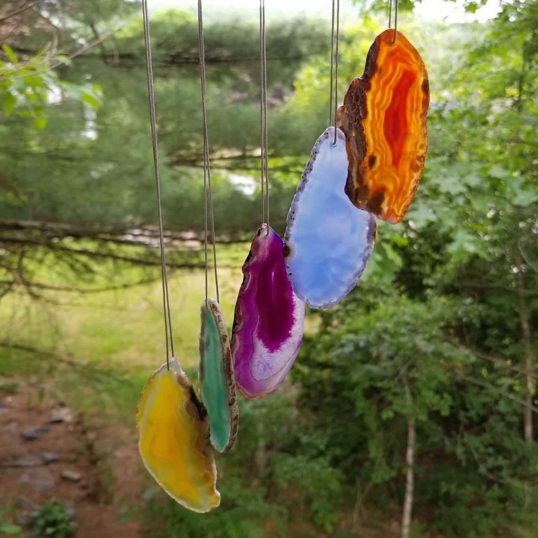 Rainbow Agate Wind Chimes