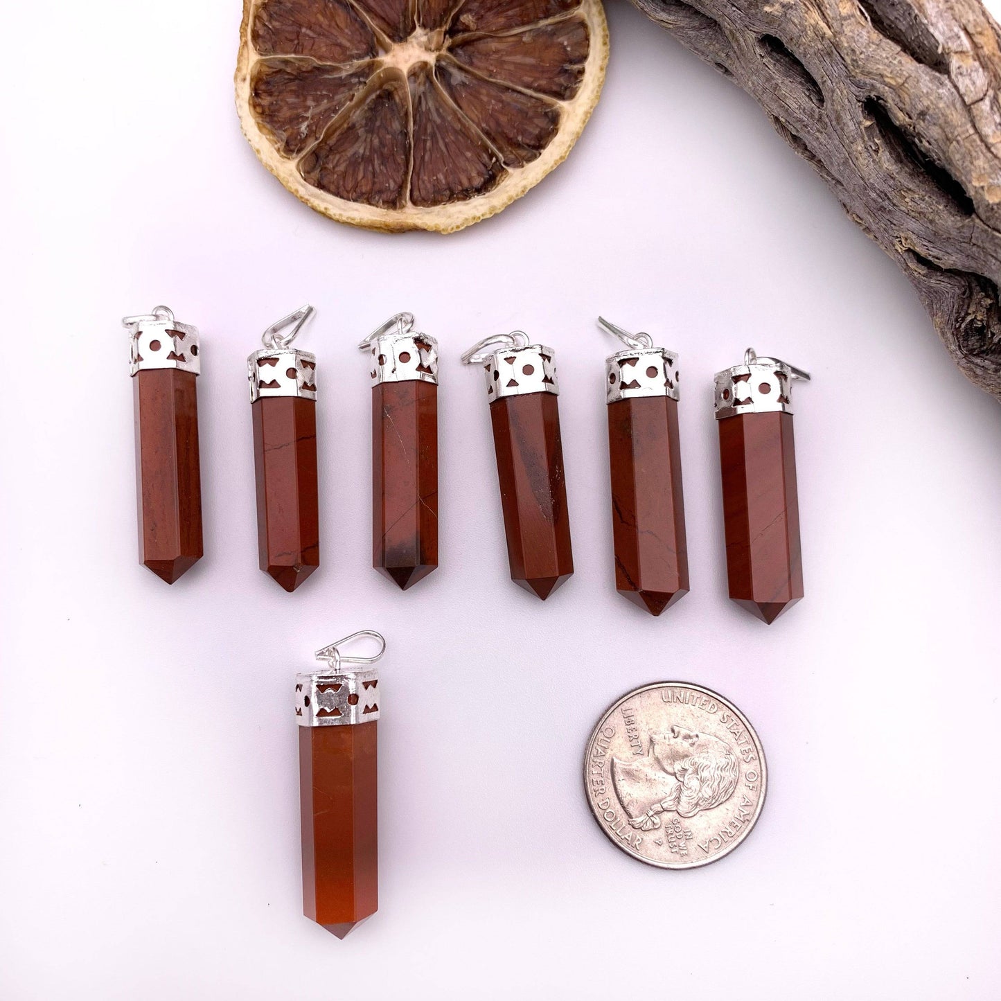 Red Jasper Pendant - Funky Stuff