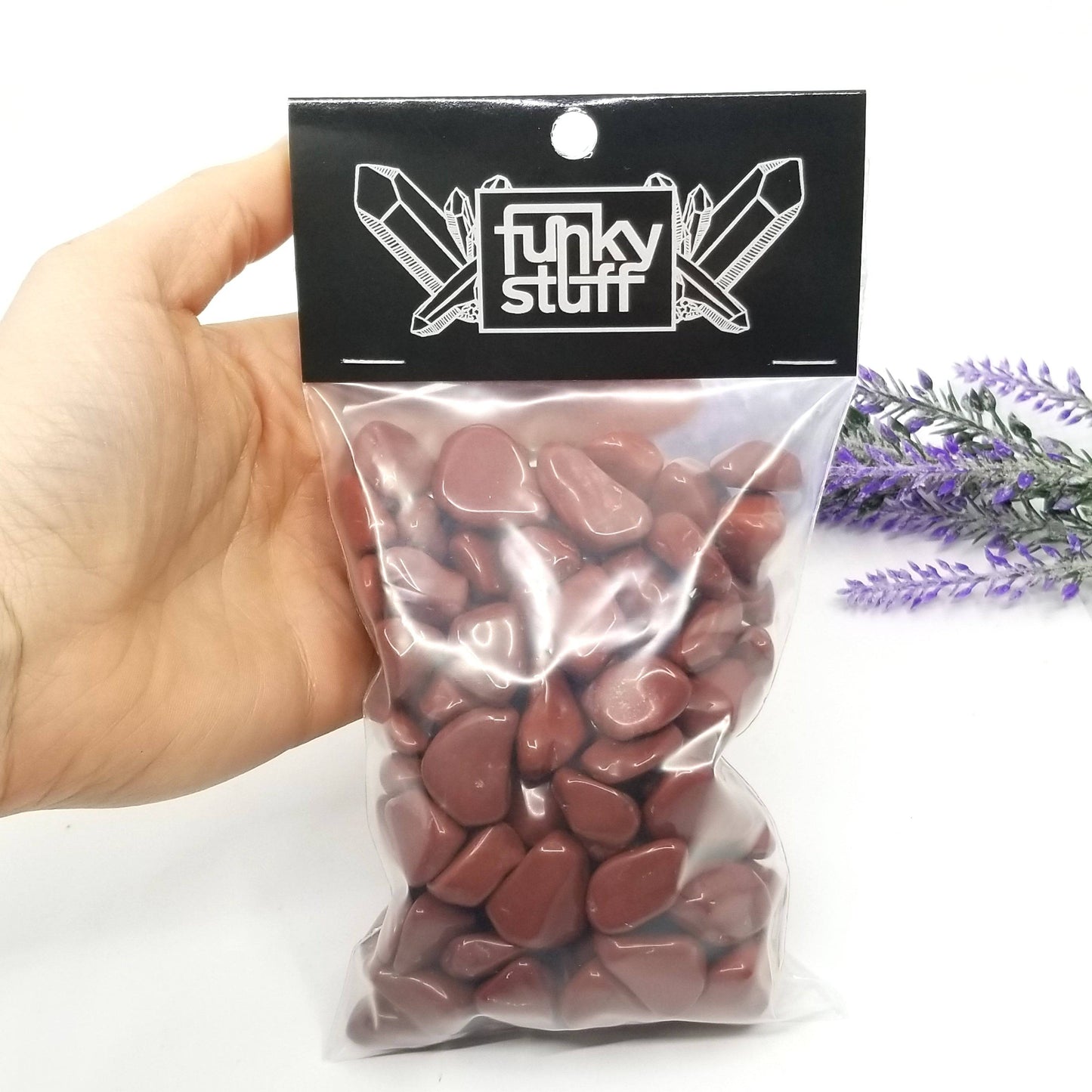Red Jasper Tumbled Stones 1 LB