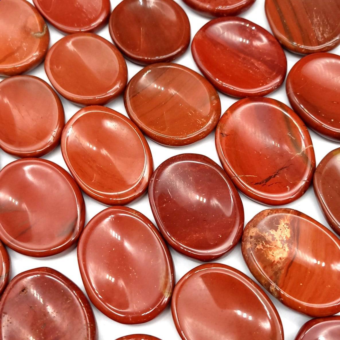 Red Jasper Worry Stone - Funky Stuff