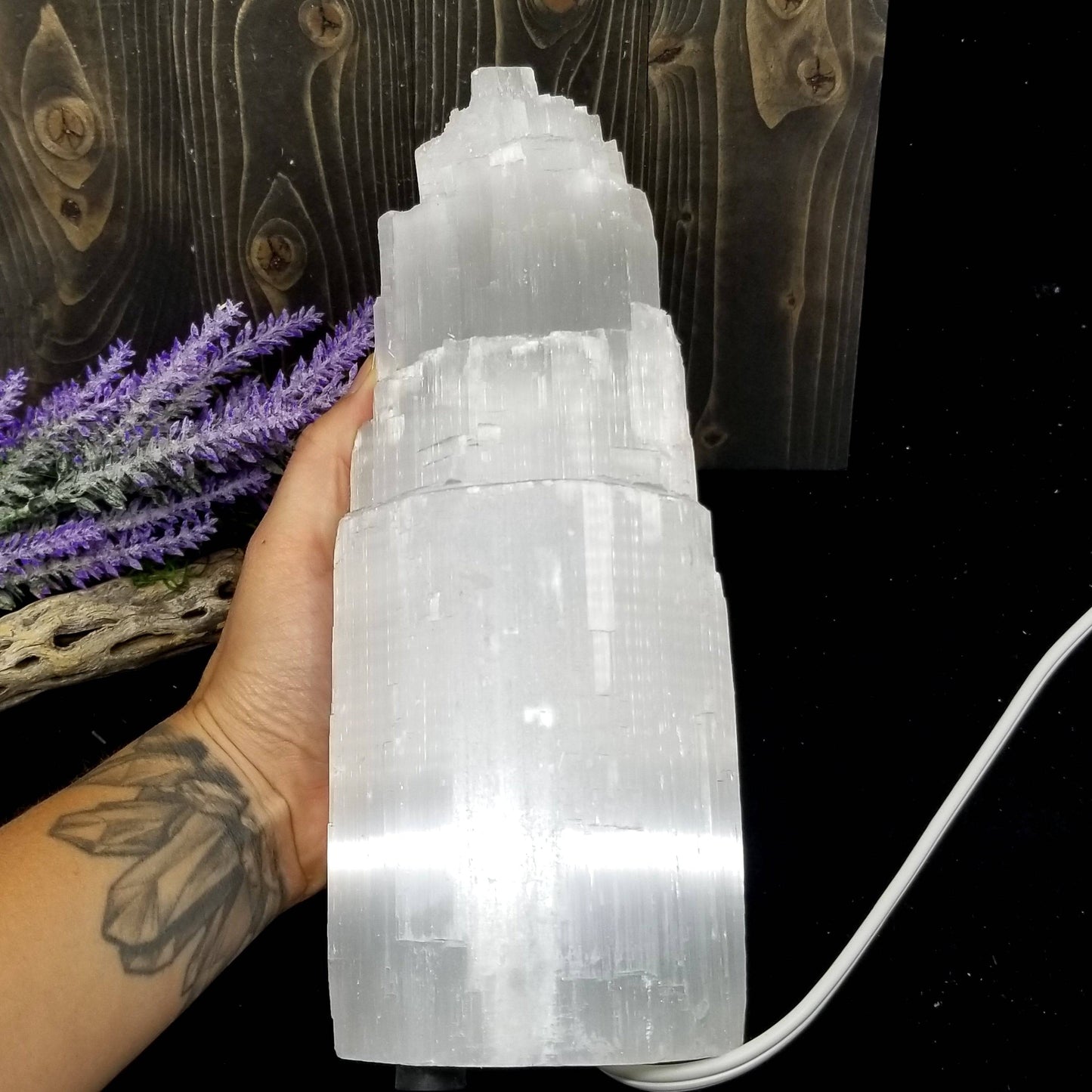 Selenite Lamp (10") - Funky Stuff