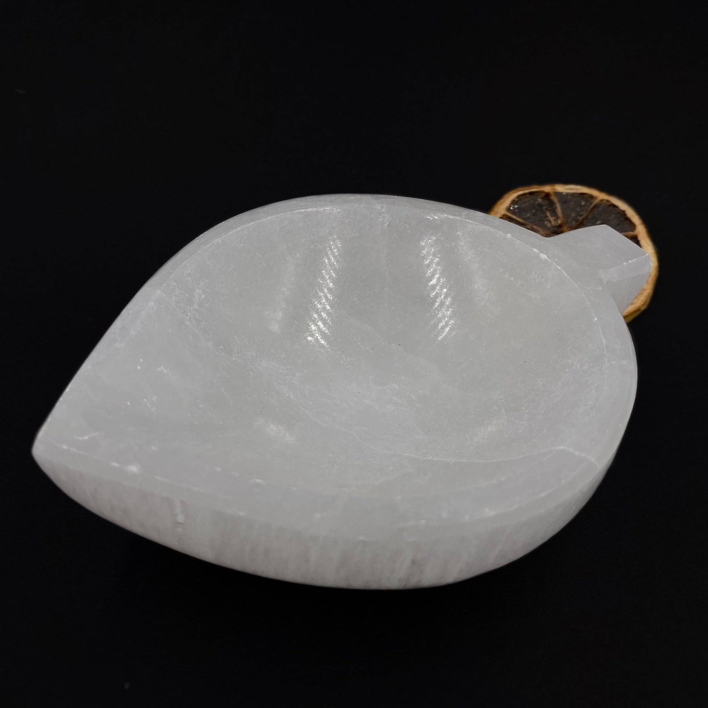 Selenite Spade Bowl