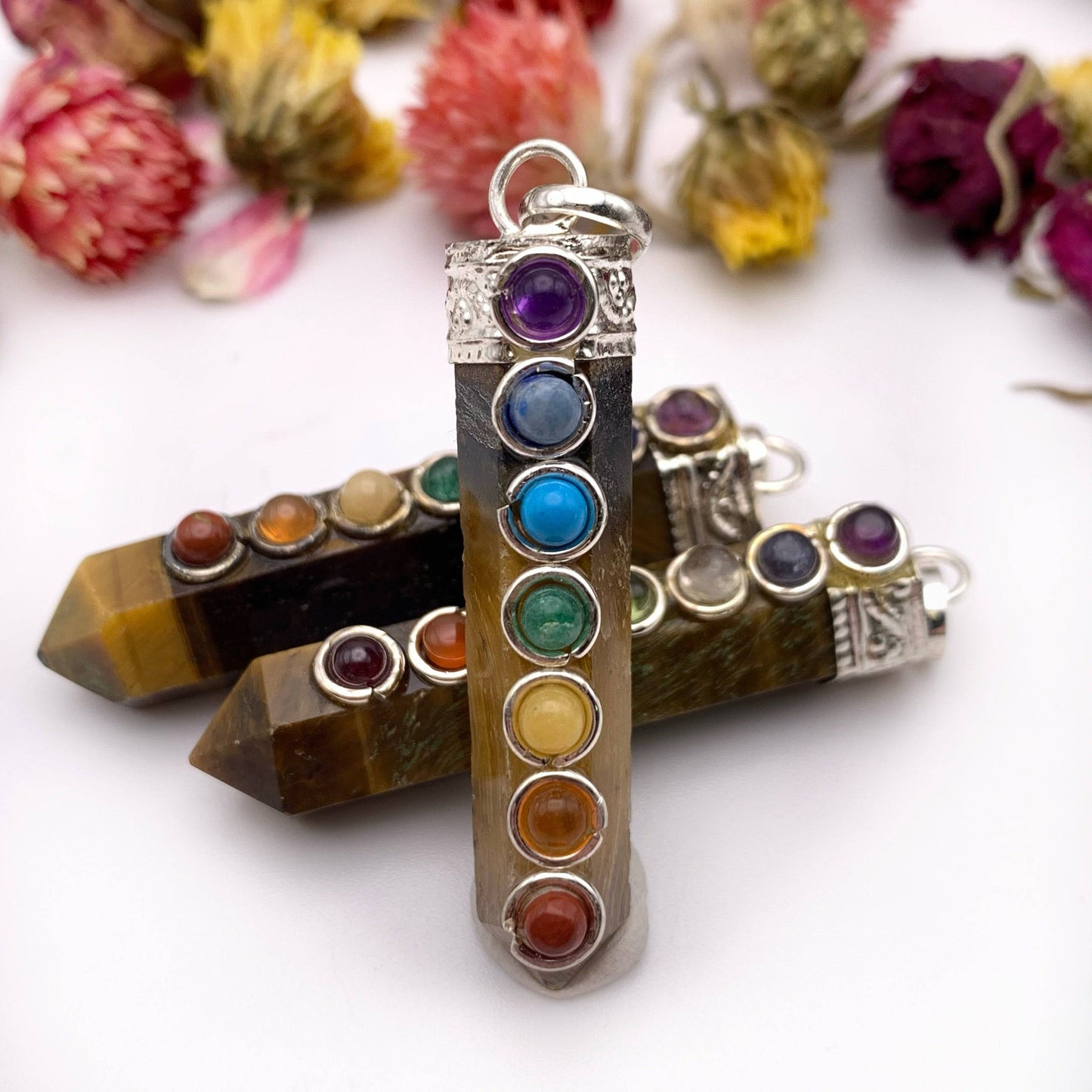 Tigers Eye Chakra Pendant