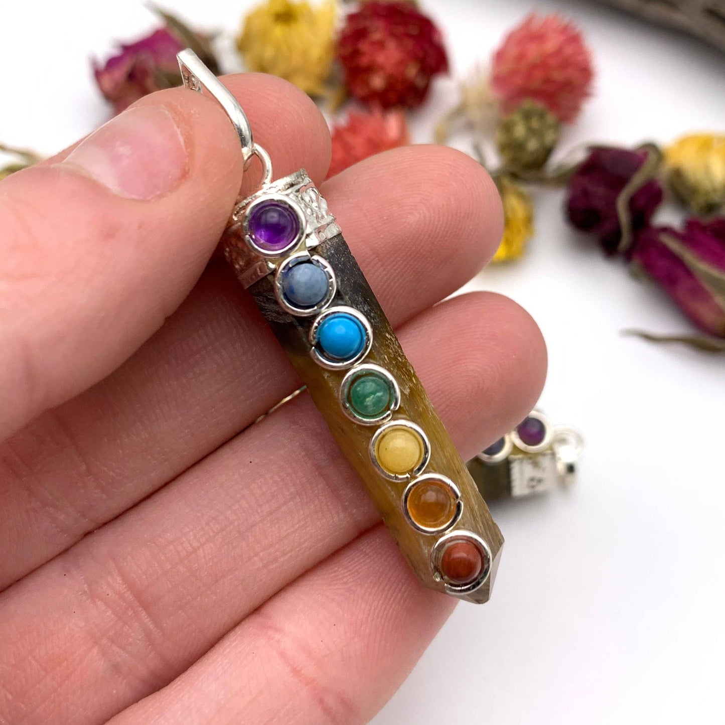 Tigers Eye Chakra Pendant