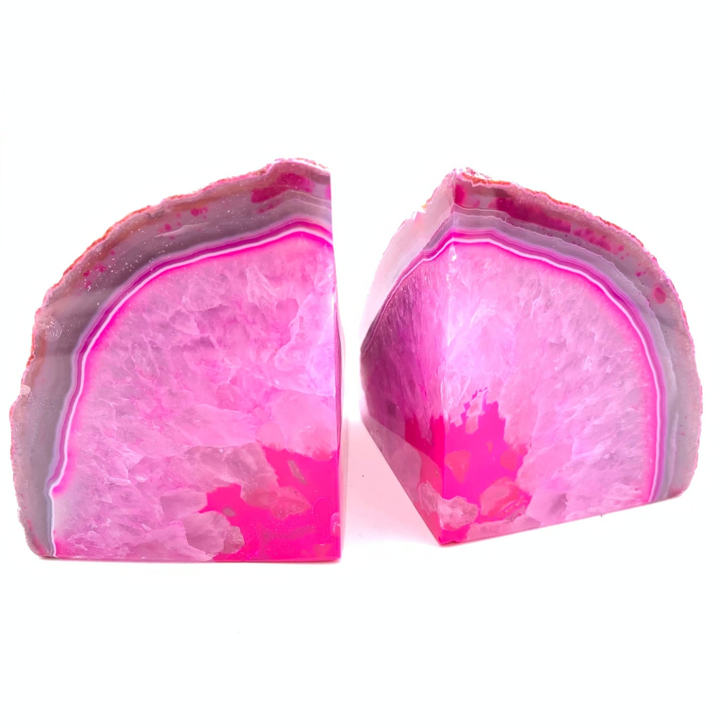 Agate Book Ends