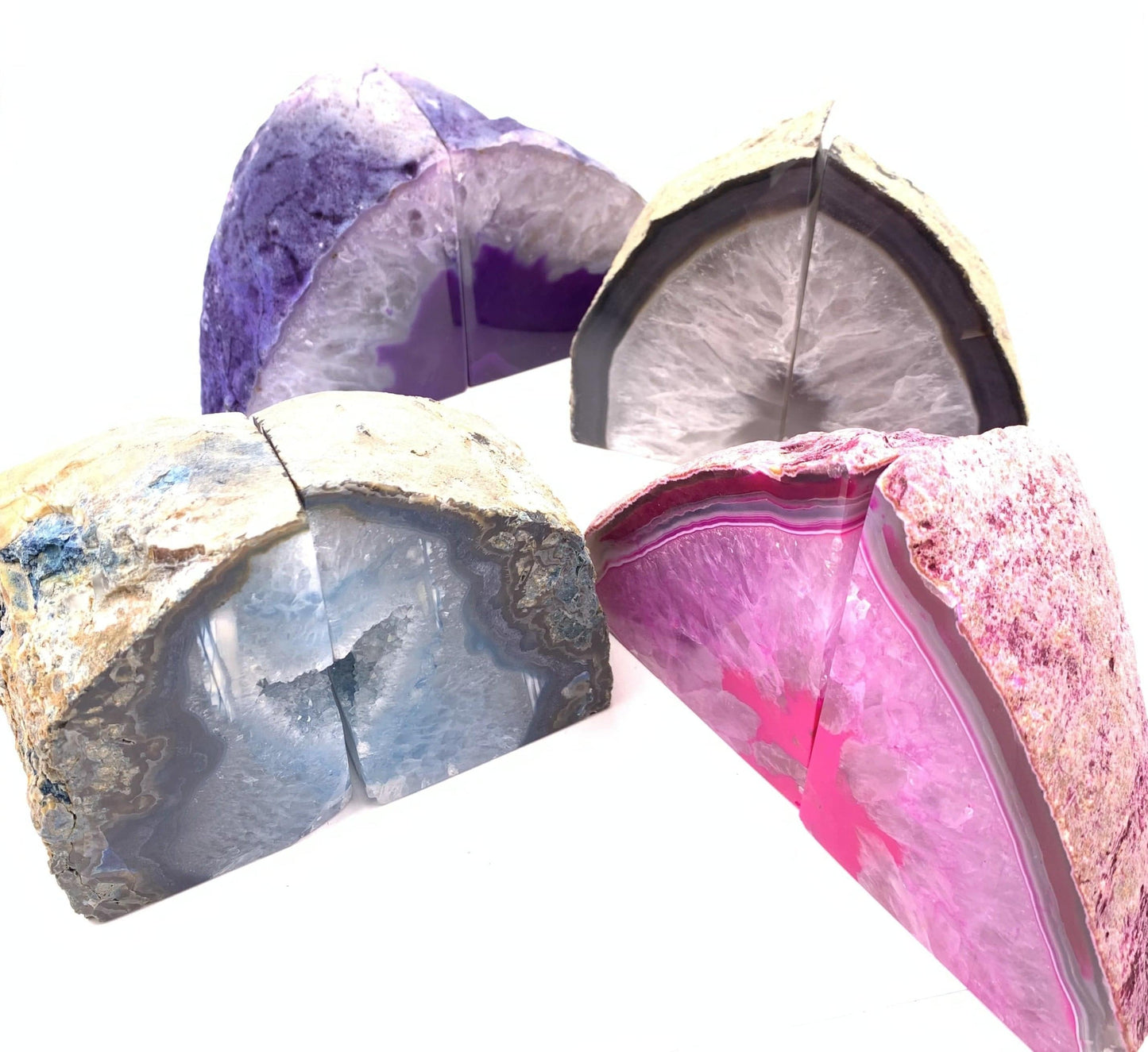 Agate Book Ends