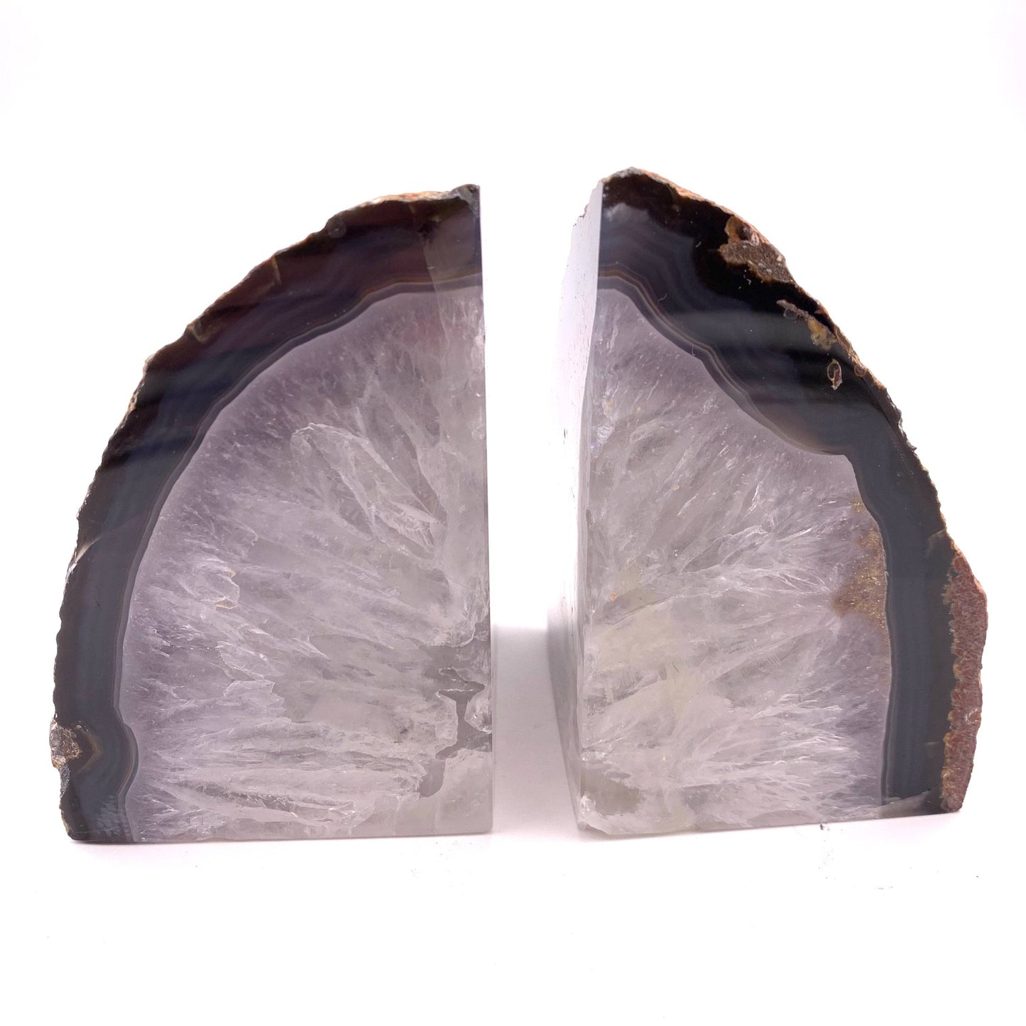 Agate Book Ends