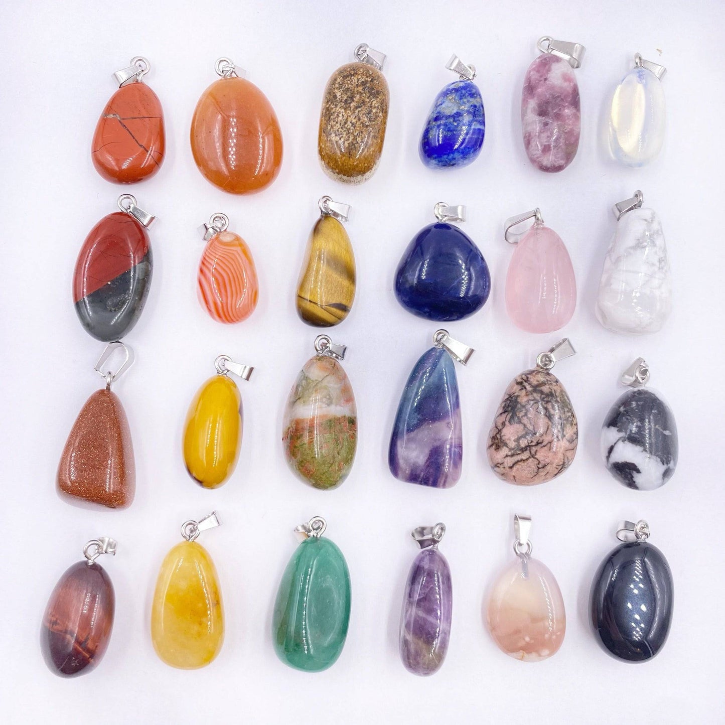 Tumbled Stone Pendants