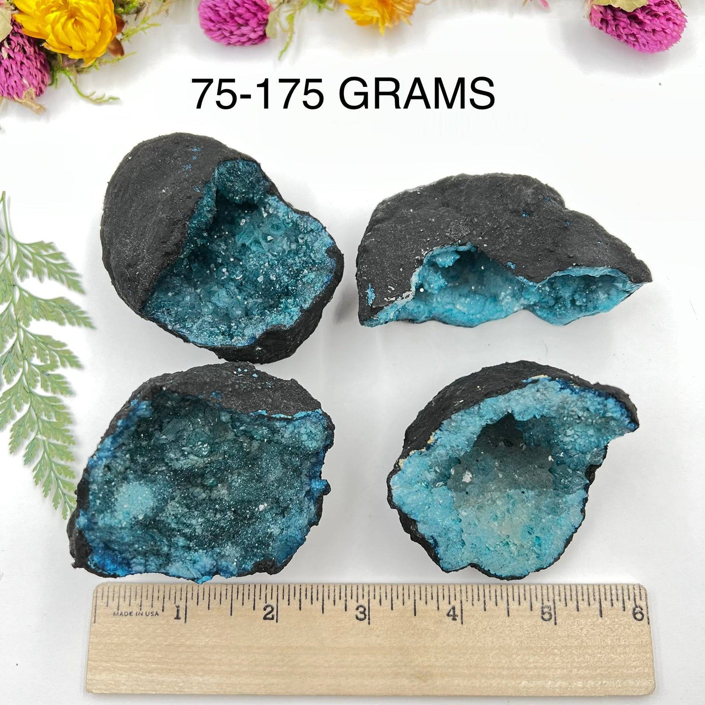 Blue Quartz Geode (Dyed) - Funky Stuff