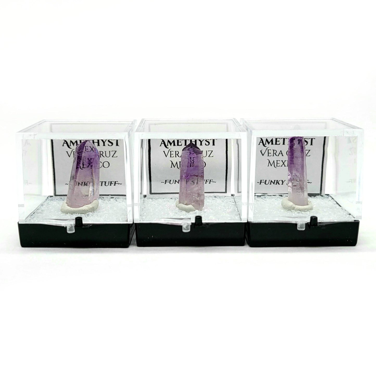 Vera Cruz Amethyst Point (Thumbnail Case Specimen) - A Grade