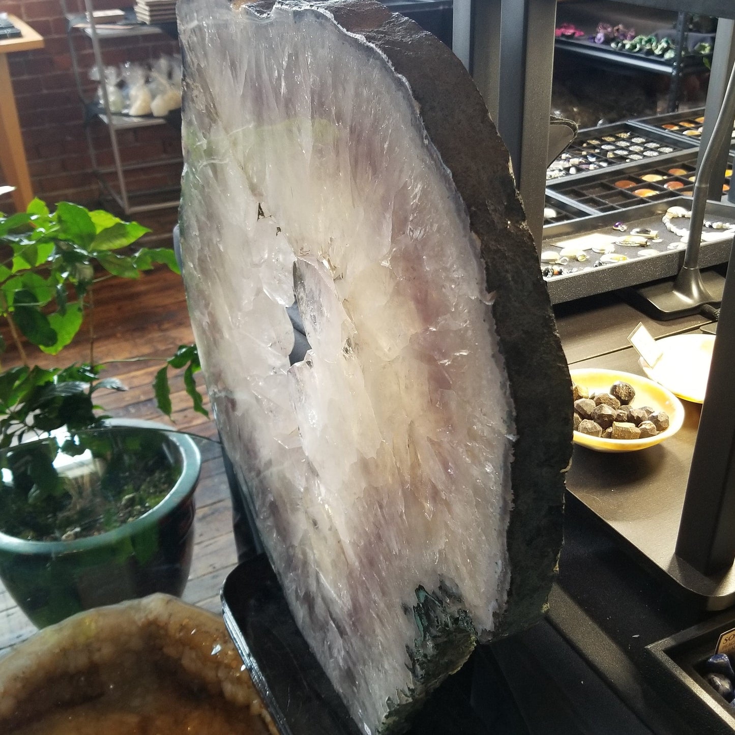 Amethyst Slice Display