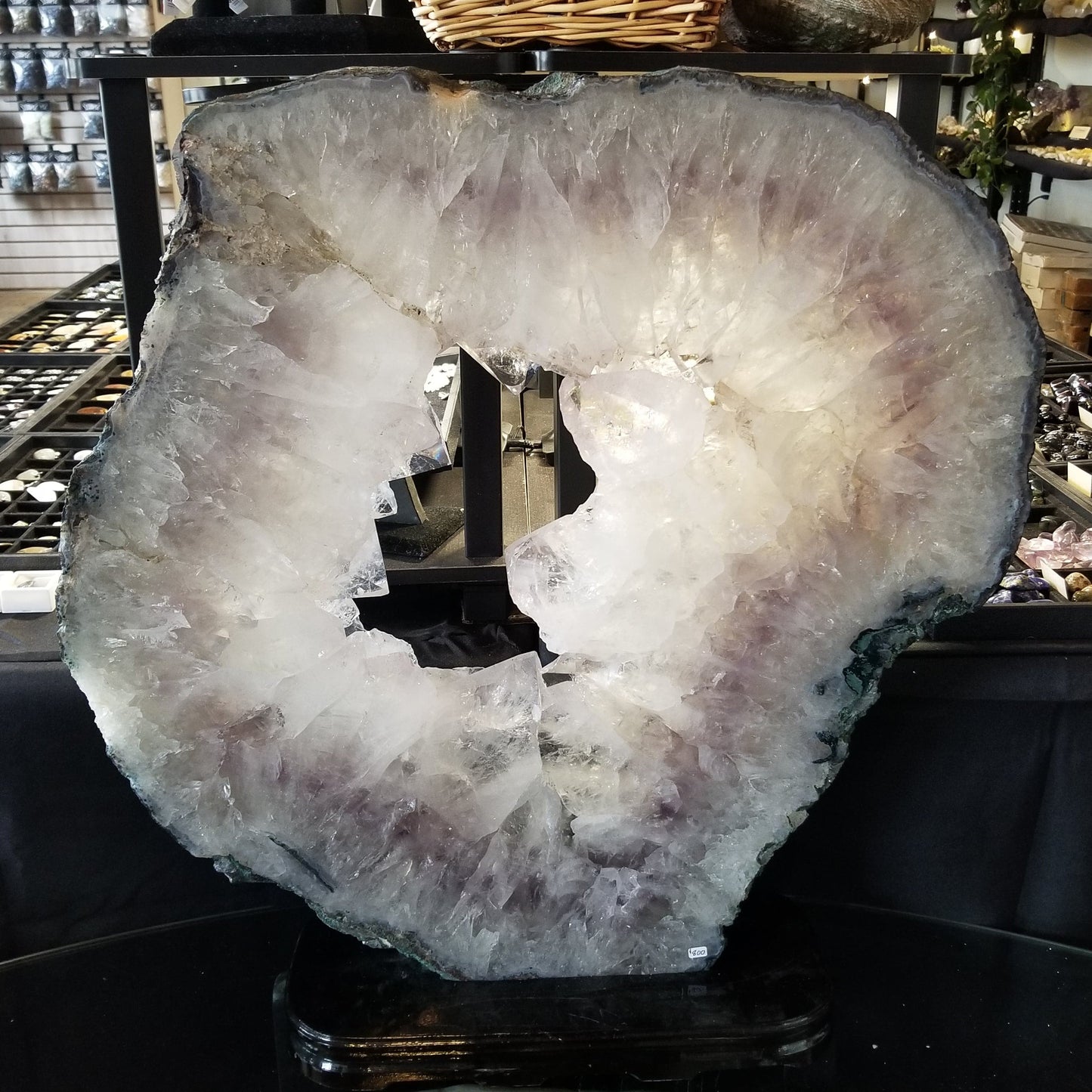 Amethyst Slice Display