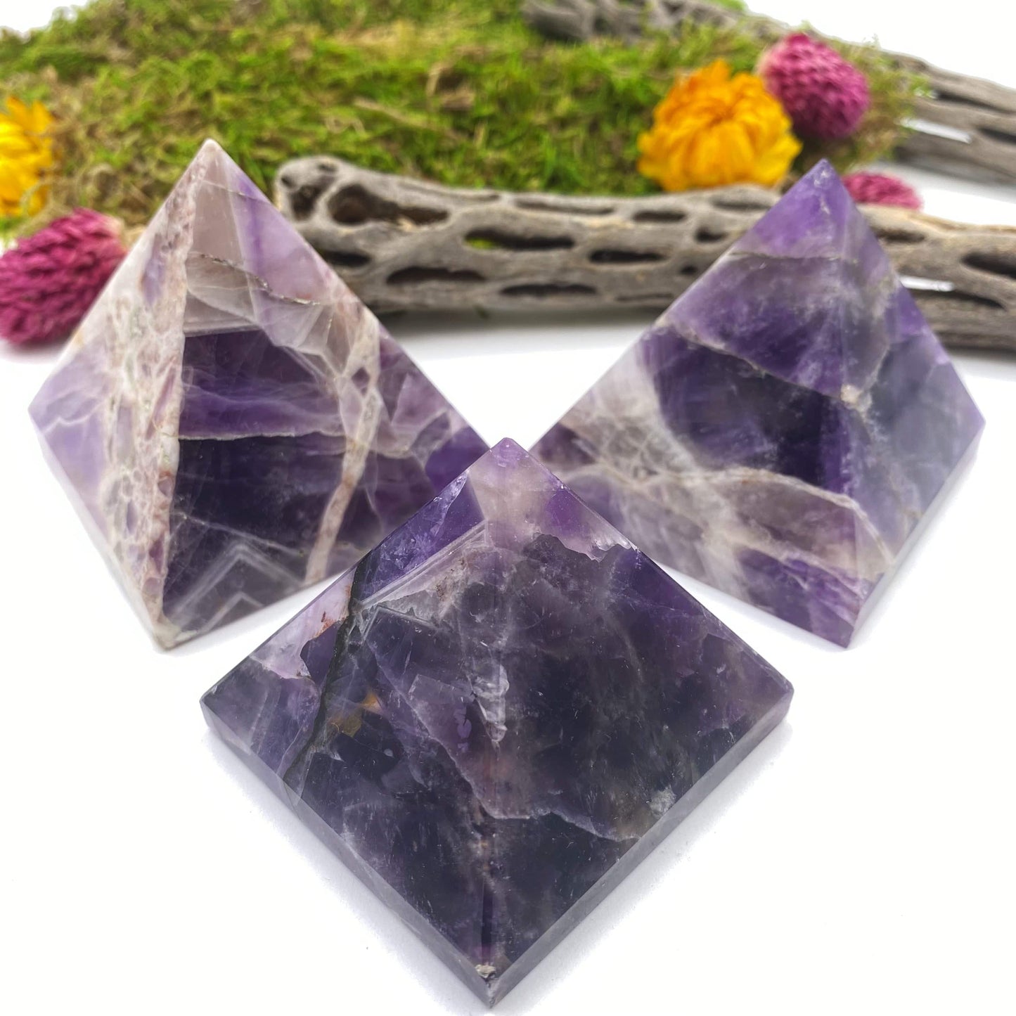 Chevron Amethyst Pyramid - Funky Stuff