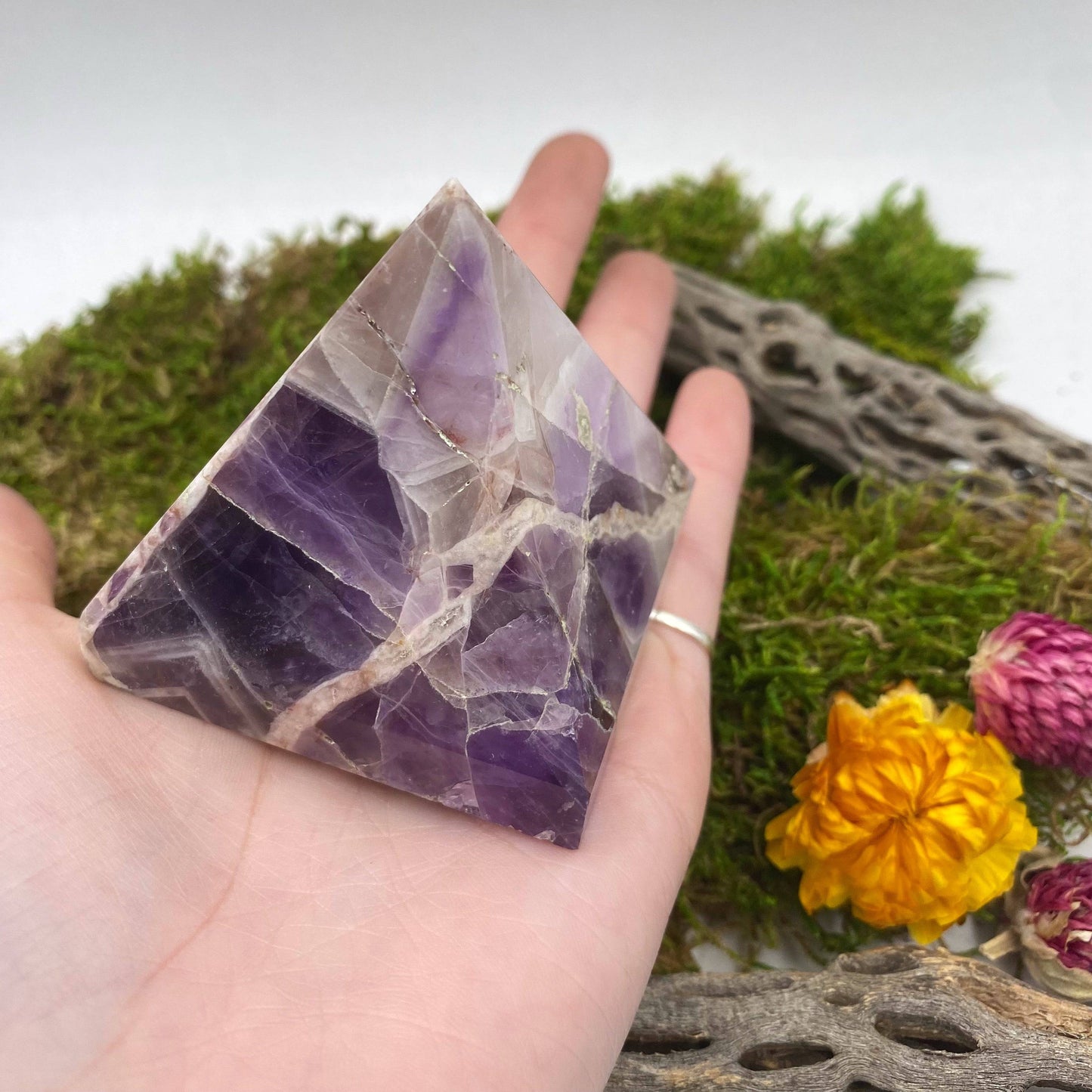 Chevron Amethyst Pyramid - Funky Stuff