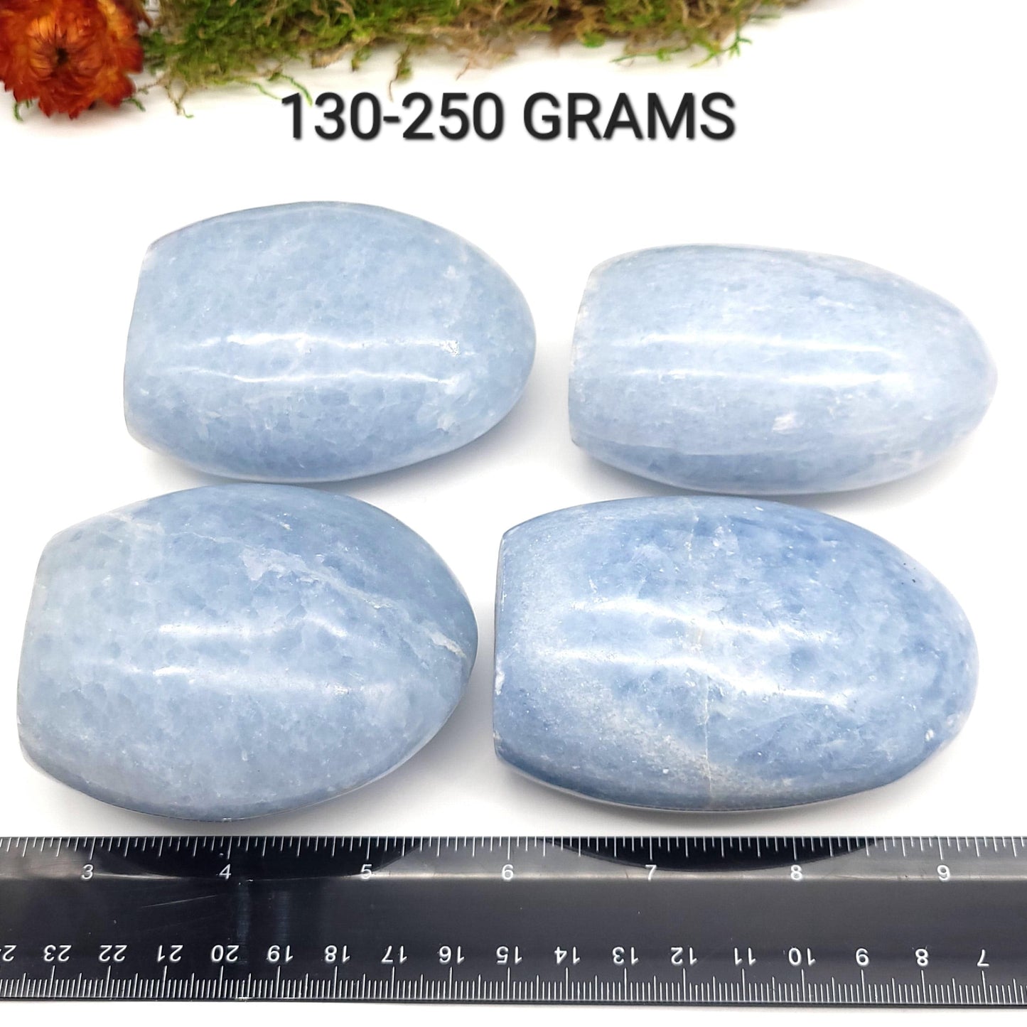 Blue Calcite Self-Standing Display
