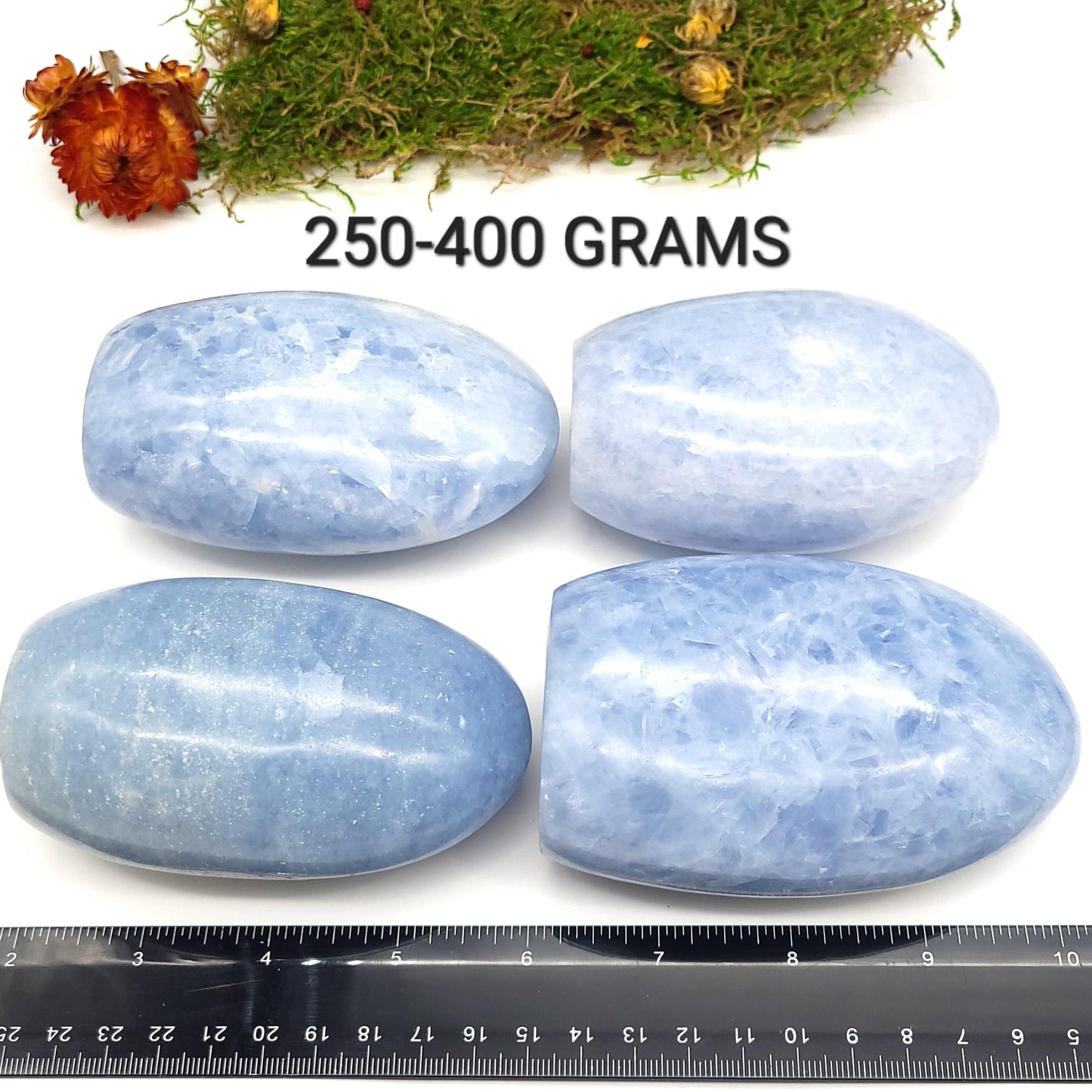 Blue Calcite Self-Standing Display