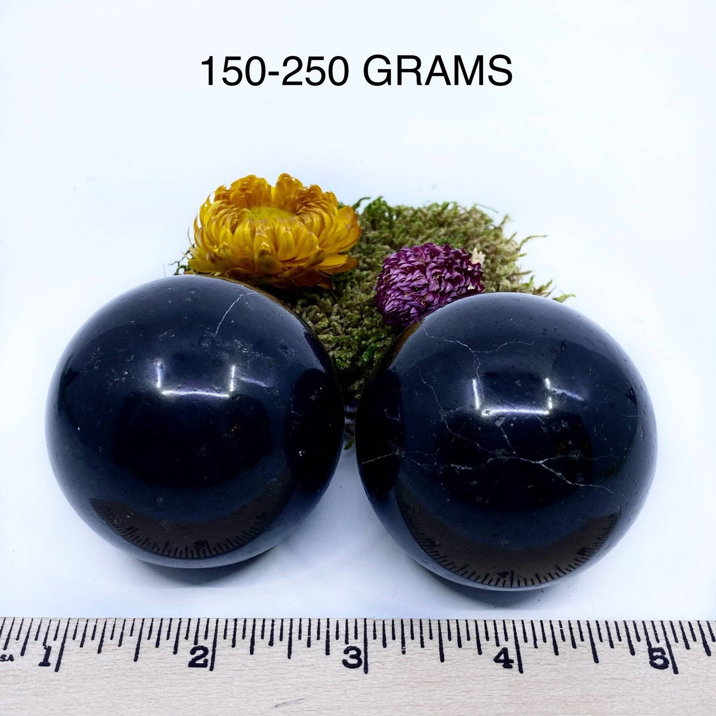 Black Tourmaline Sphere (India)