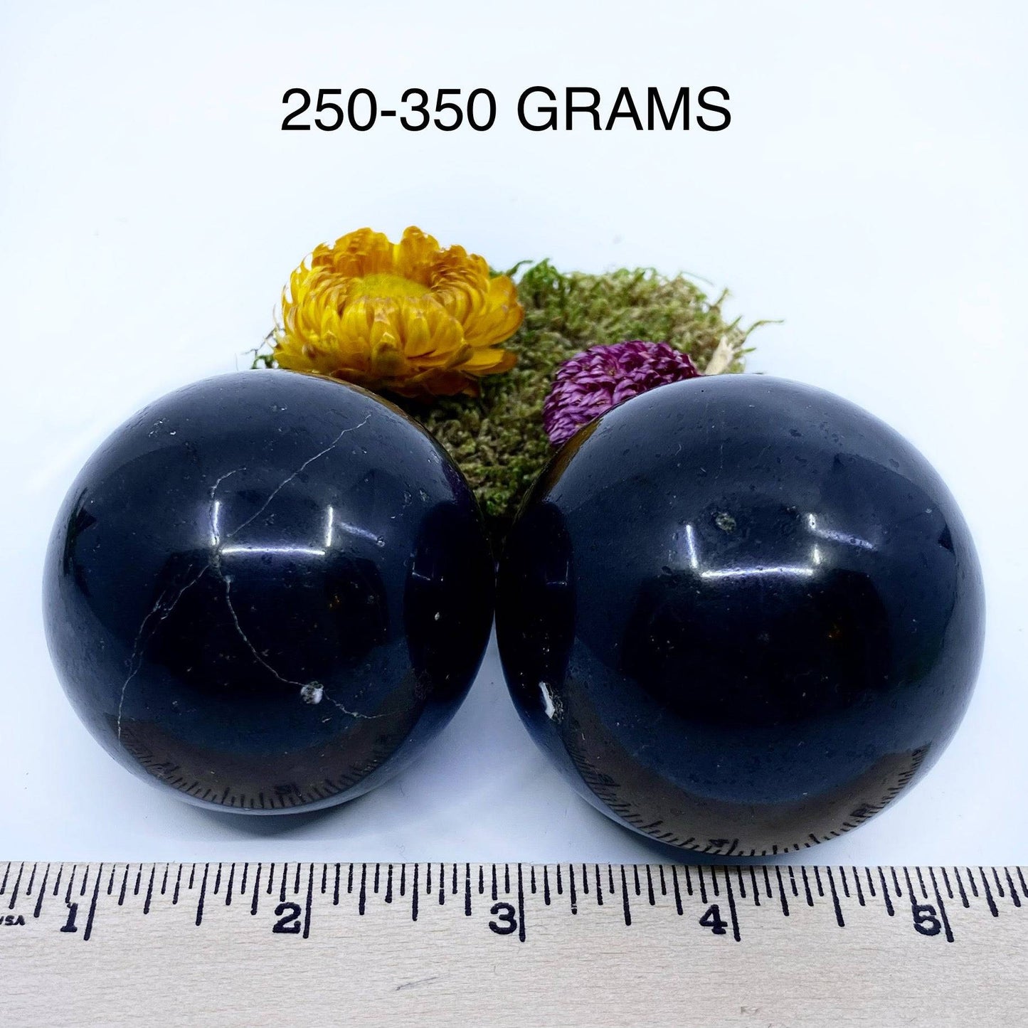 Black Tourmaline Sphere (India)