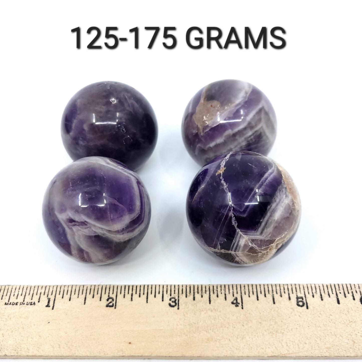 Chevron Amethyst Sphere