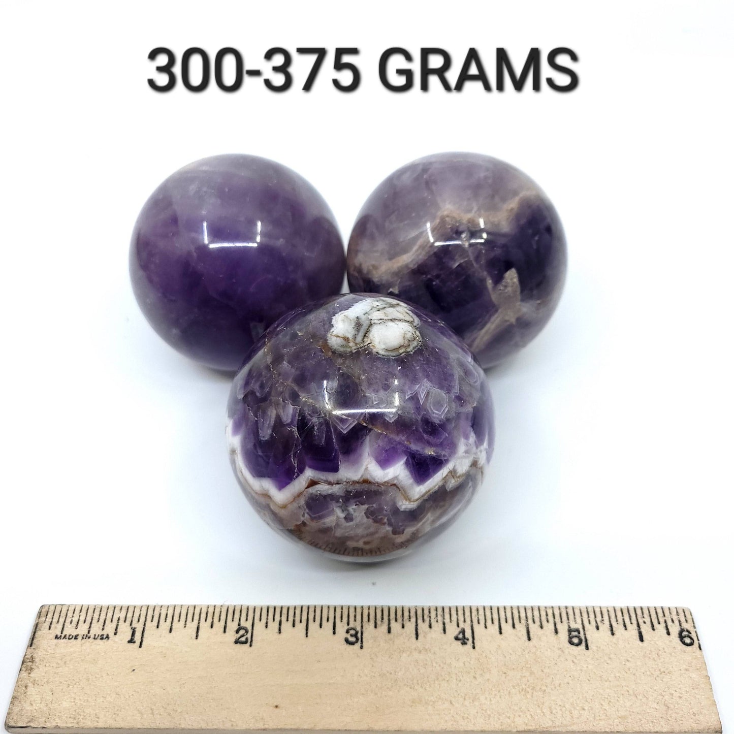 Chevron Amethyst Sphere