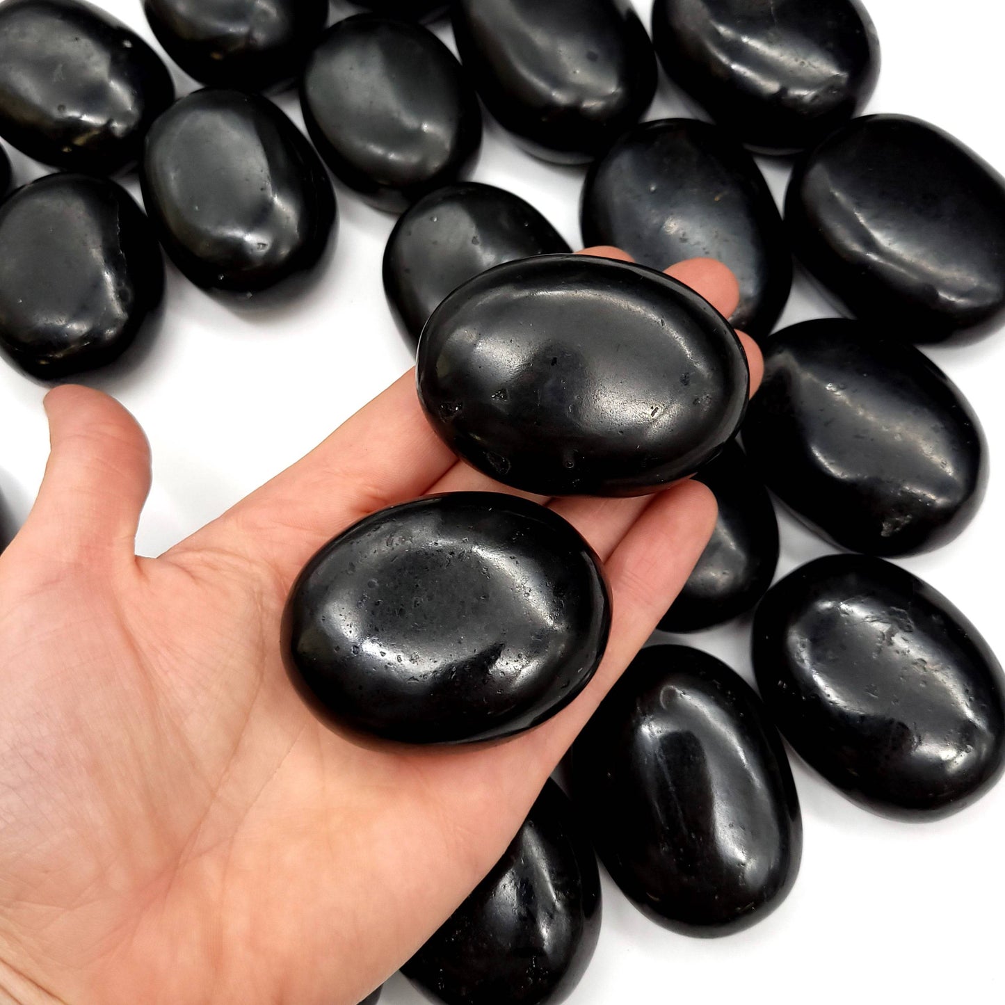 Black Tourmaline Palmstone