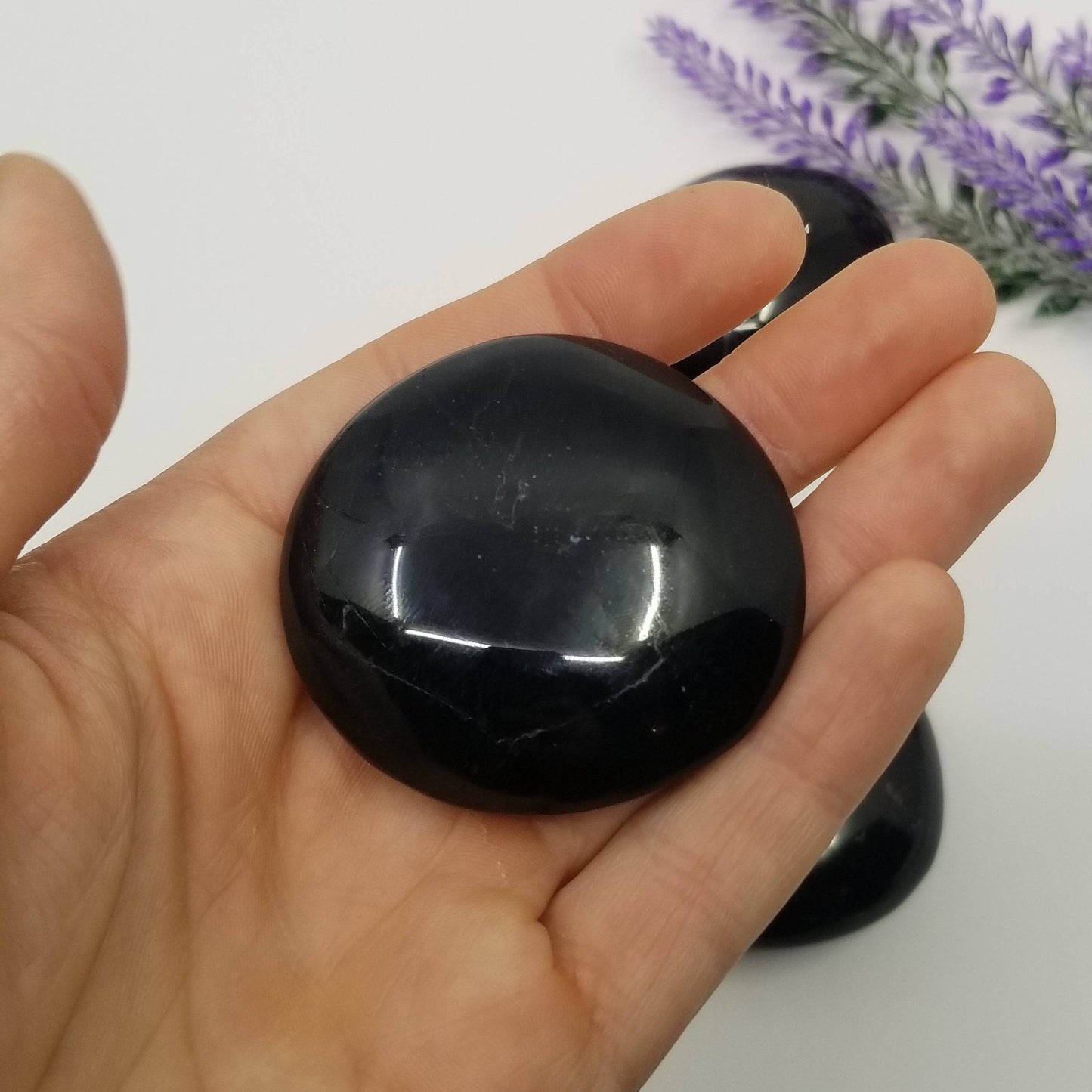 Black Obsidian Palmstone