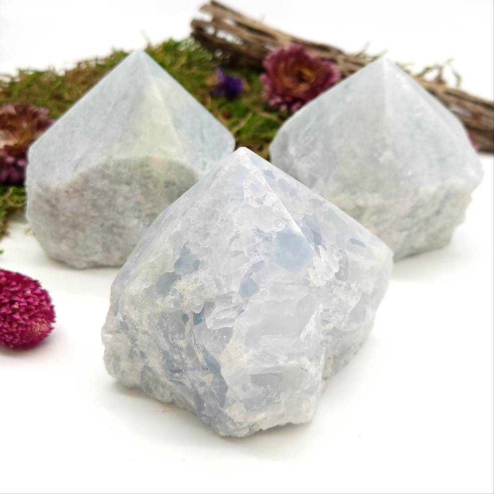 Blue Calcite Polished Point