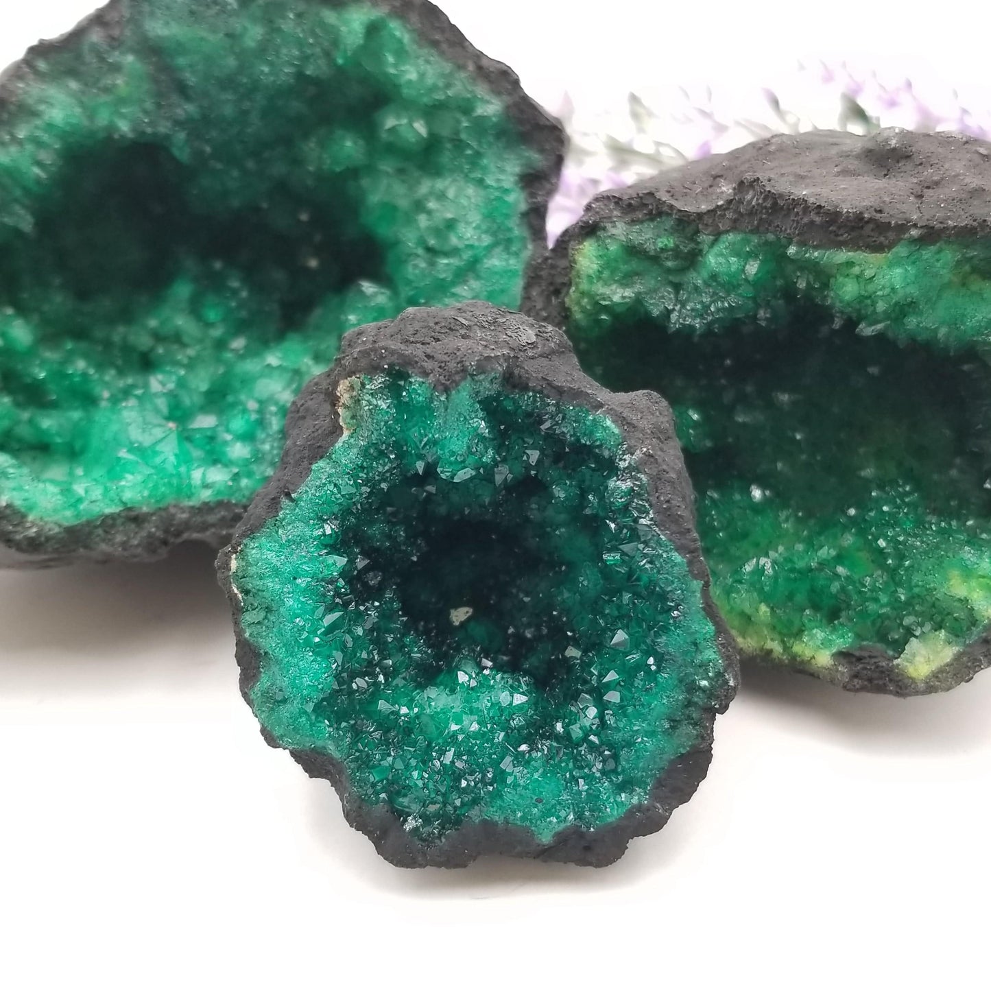 Green Quartz Geode (Dyed)