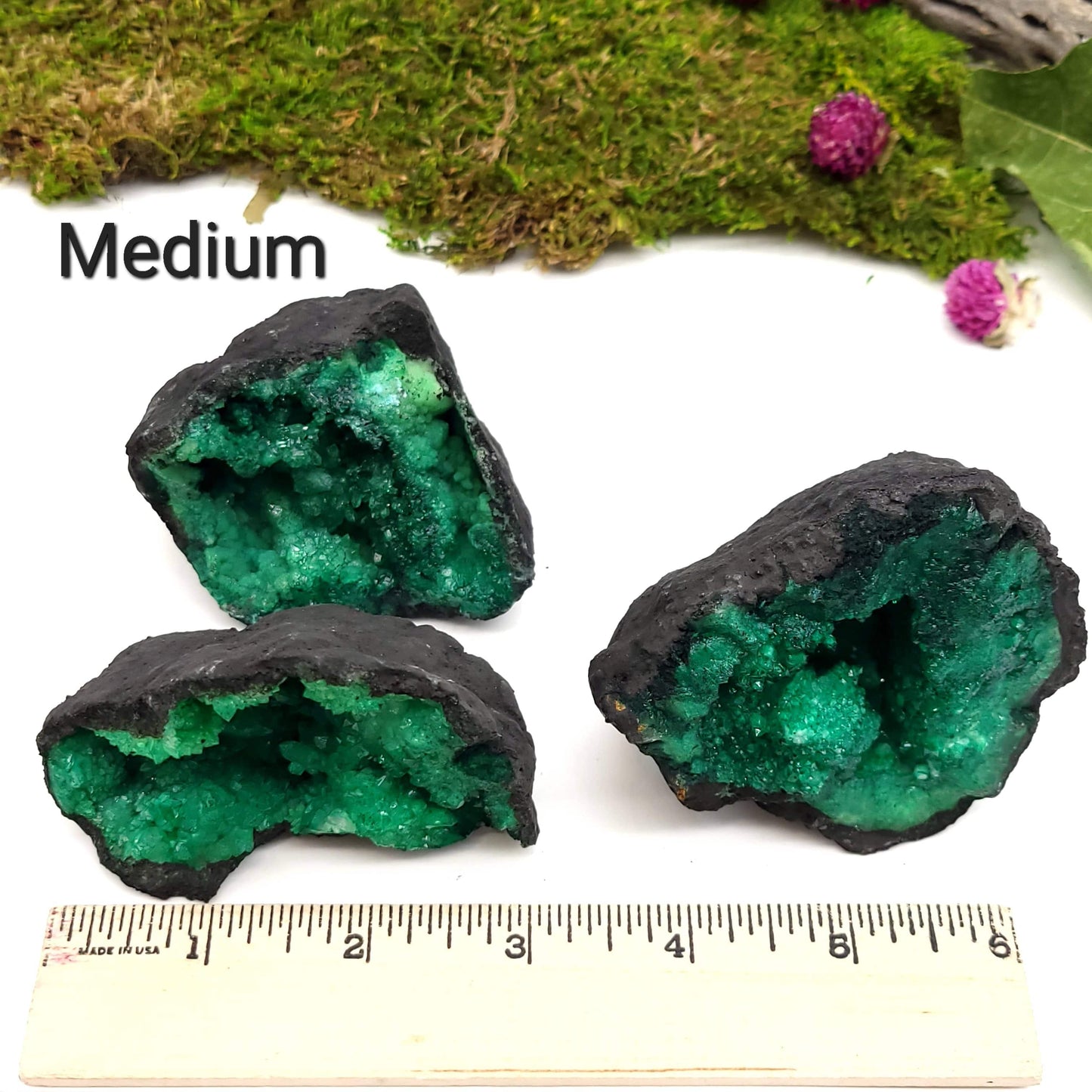 Green Quartz Geode (Dyed)