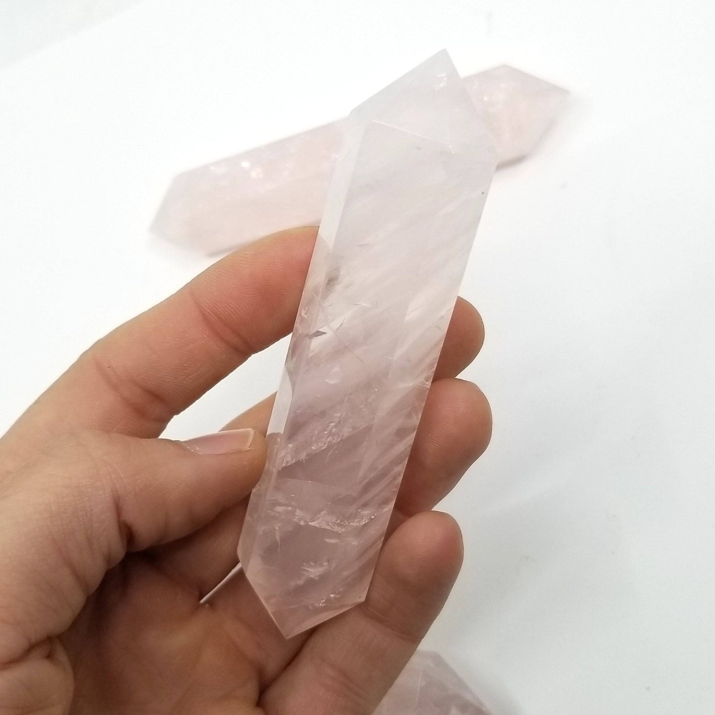 Rose Quartz Double Point