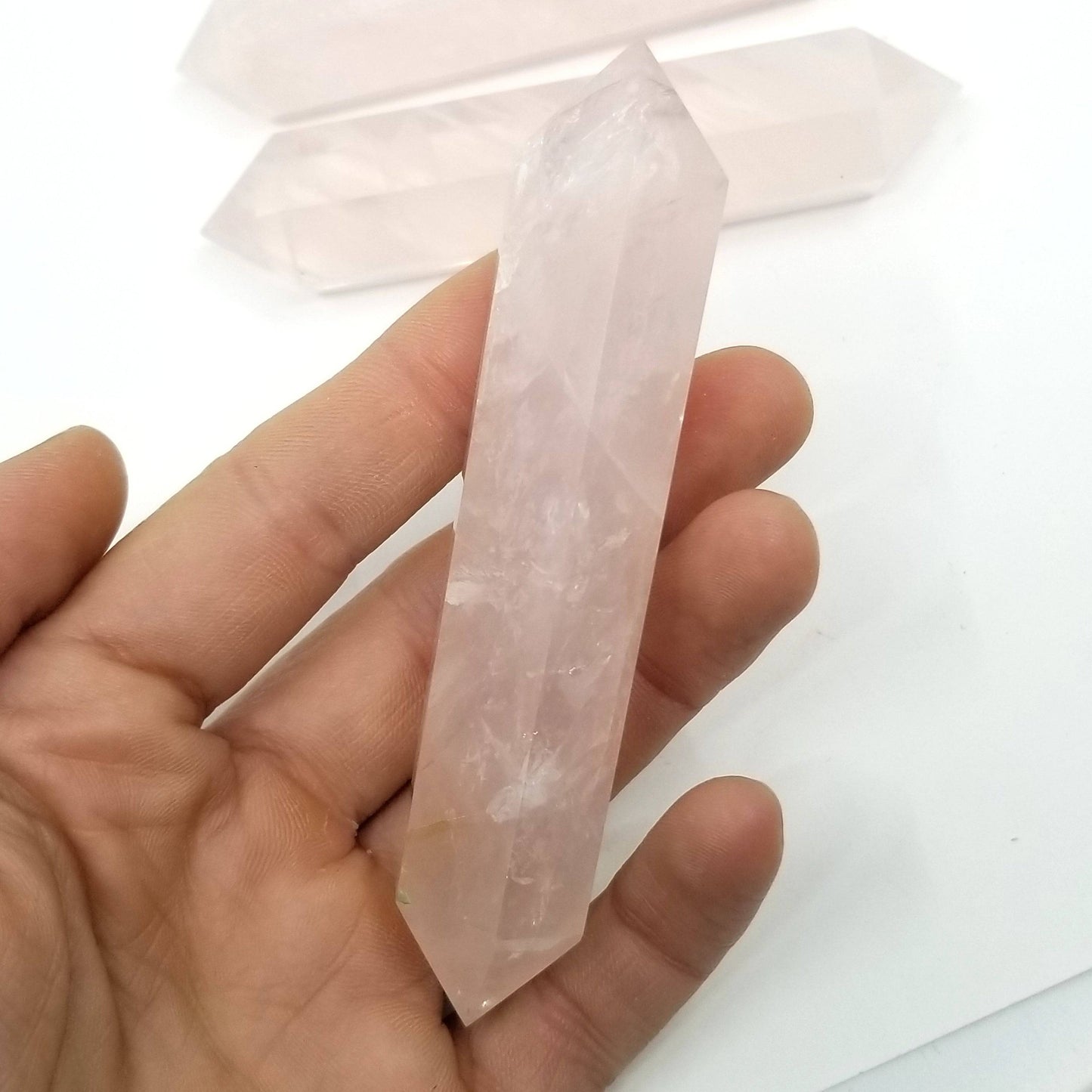 Rose Quartz Double Point