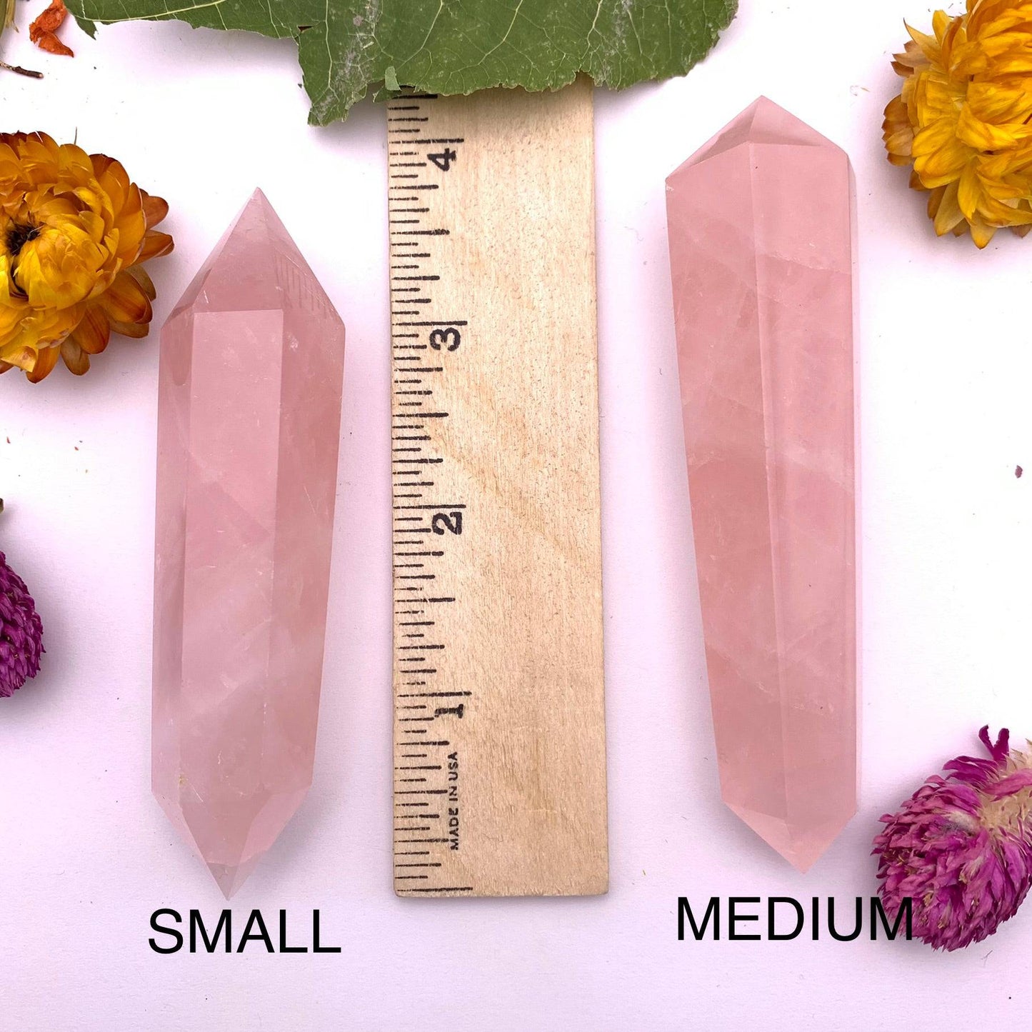 Rose Quartz Double Point
