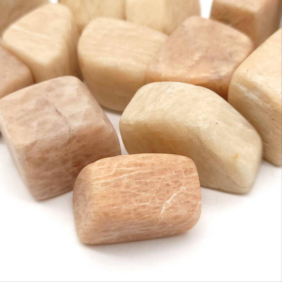 Peach Moonstone Tumbled Stone