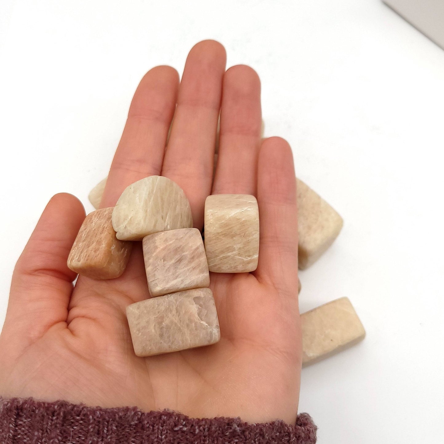 Peach Moonstone Tumbled Stone