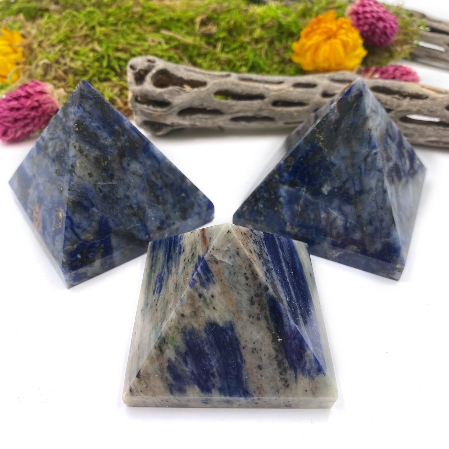 Sodalite Pyramid