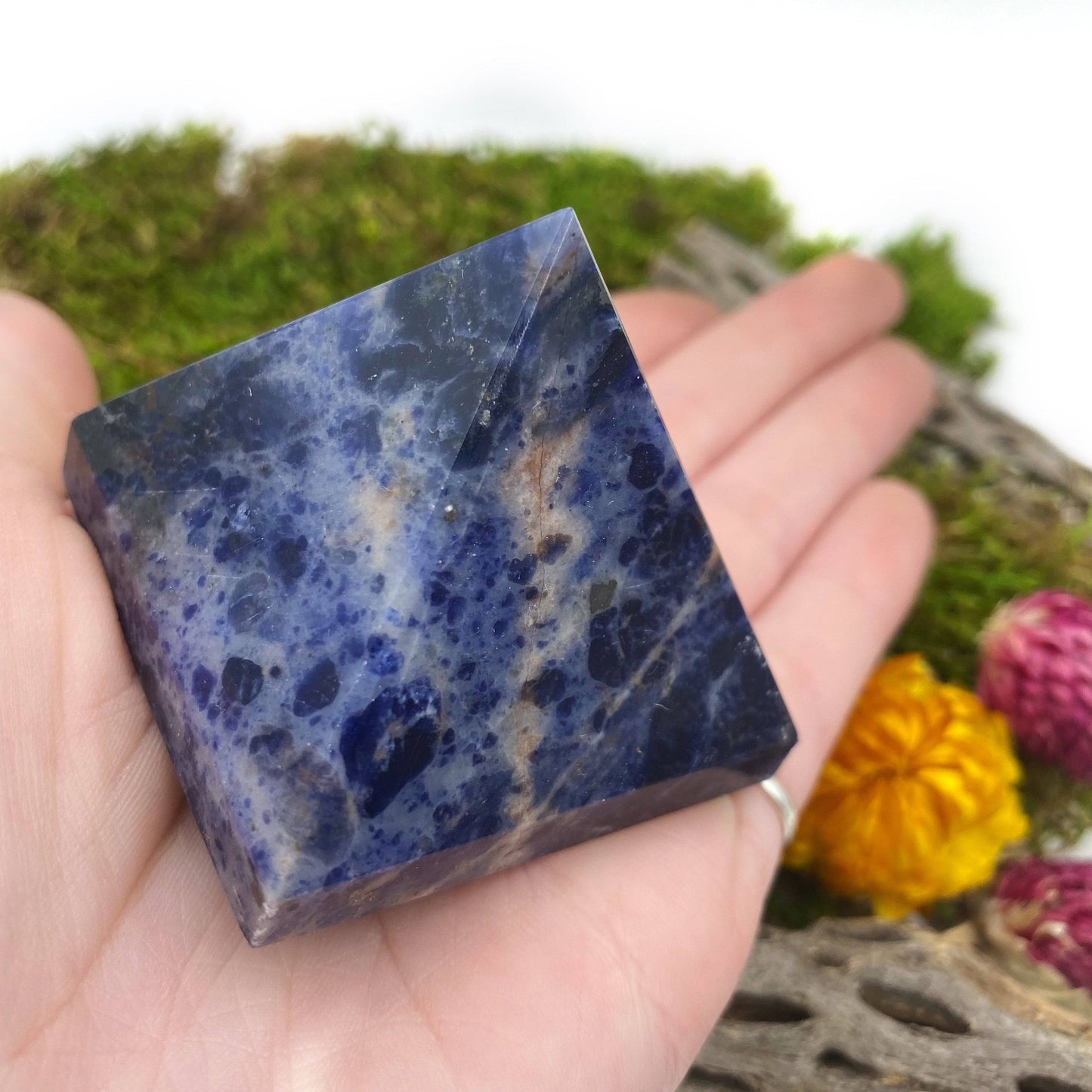 Sodalite Pyramid