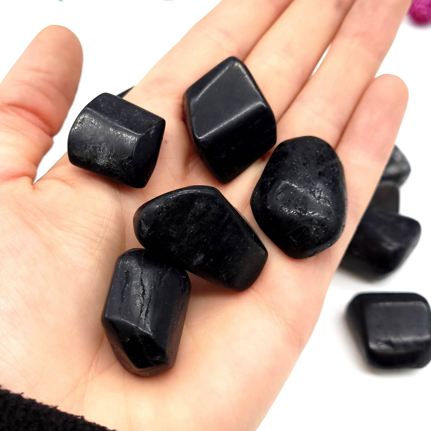 Black Tourmaline Tumbled Stone