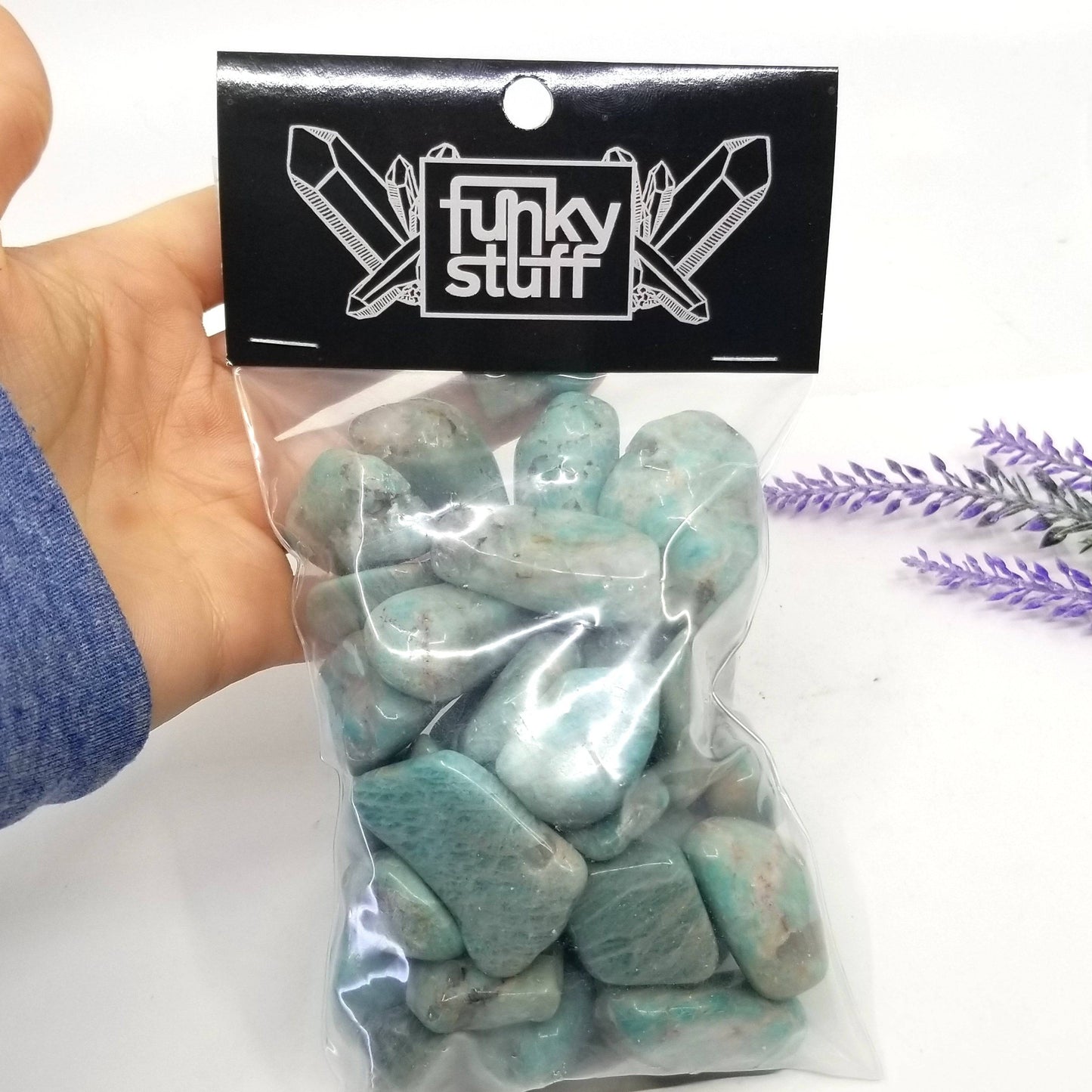 Amazonite Tumbled Stones 1 LB