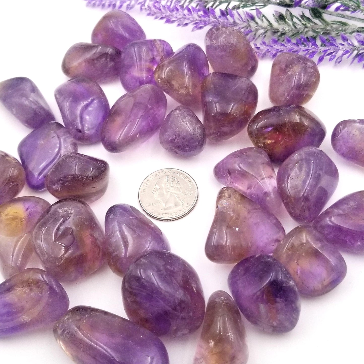 Ametrine Tumbled Stone